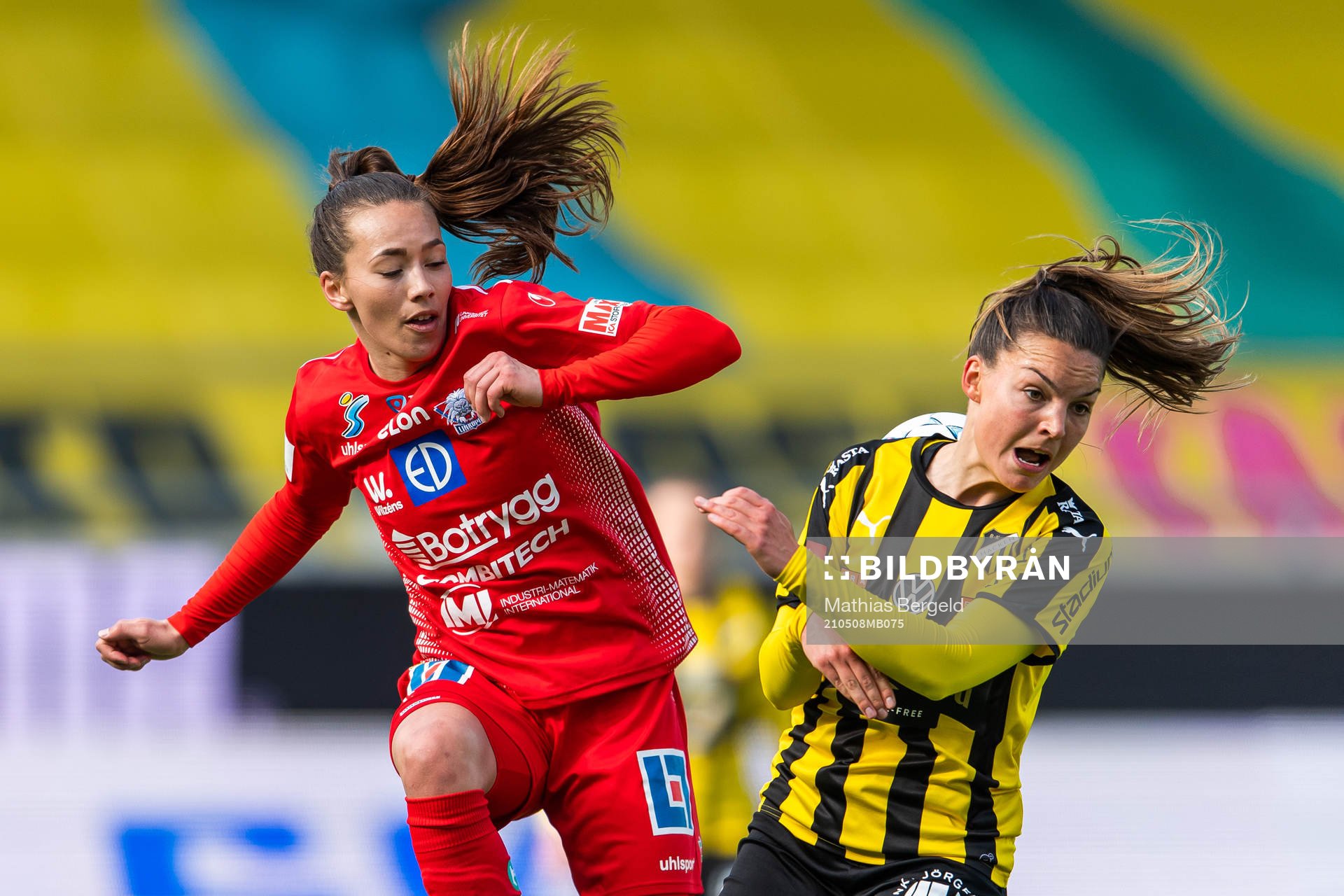 Linköpings Elin Landström och Häckens Johanna Rytting
