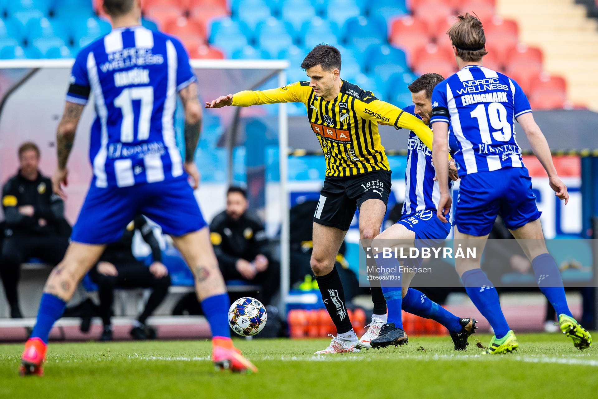 Häckens Alexander Jeremejeff  och IFK Göteborgs Mattias