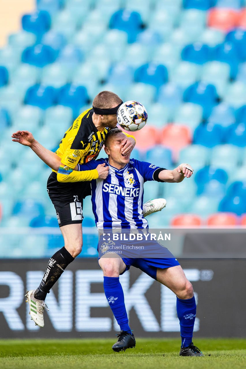 Häckens Rasmus Lindgren och IFK Göteborgs Kolbeinn