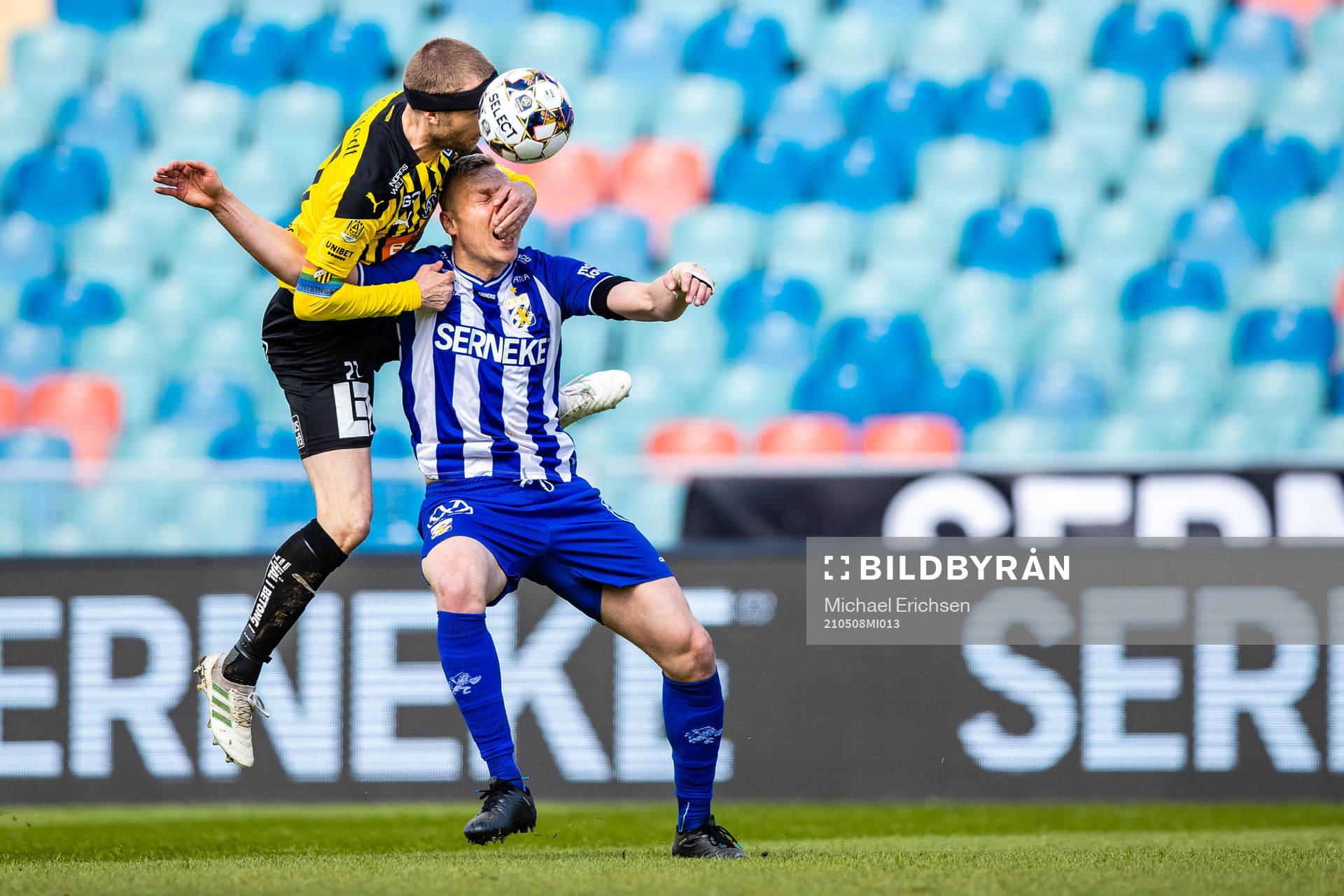 Häckens Rasmus Lindgren och IFK Göteborgs Kolbeinn
