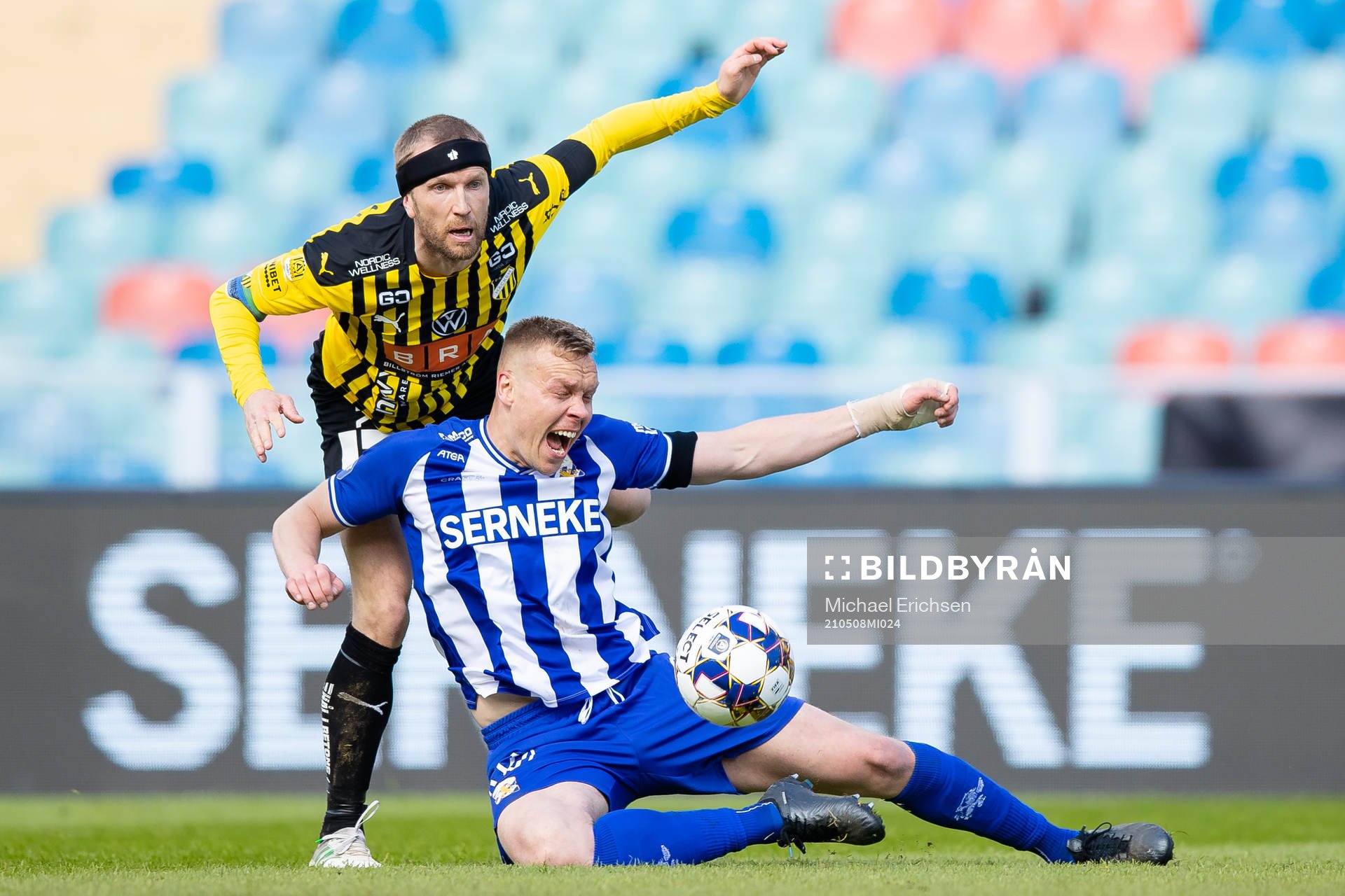 Häckens Rasmus Lindgren och IFK Göteborgs Kolbeinn
