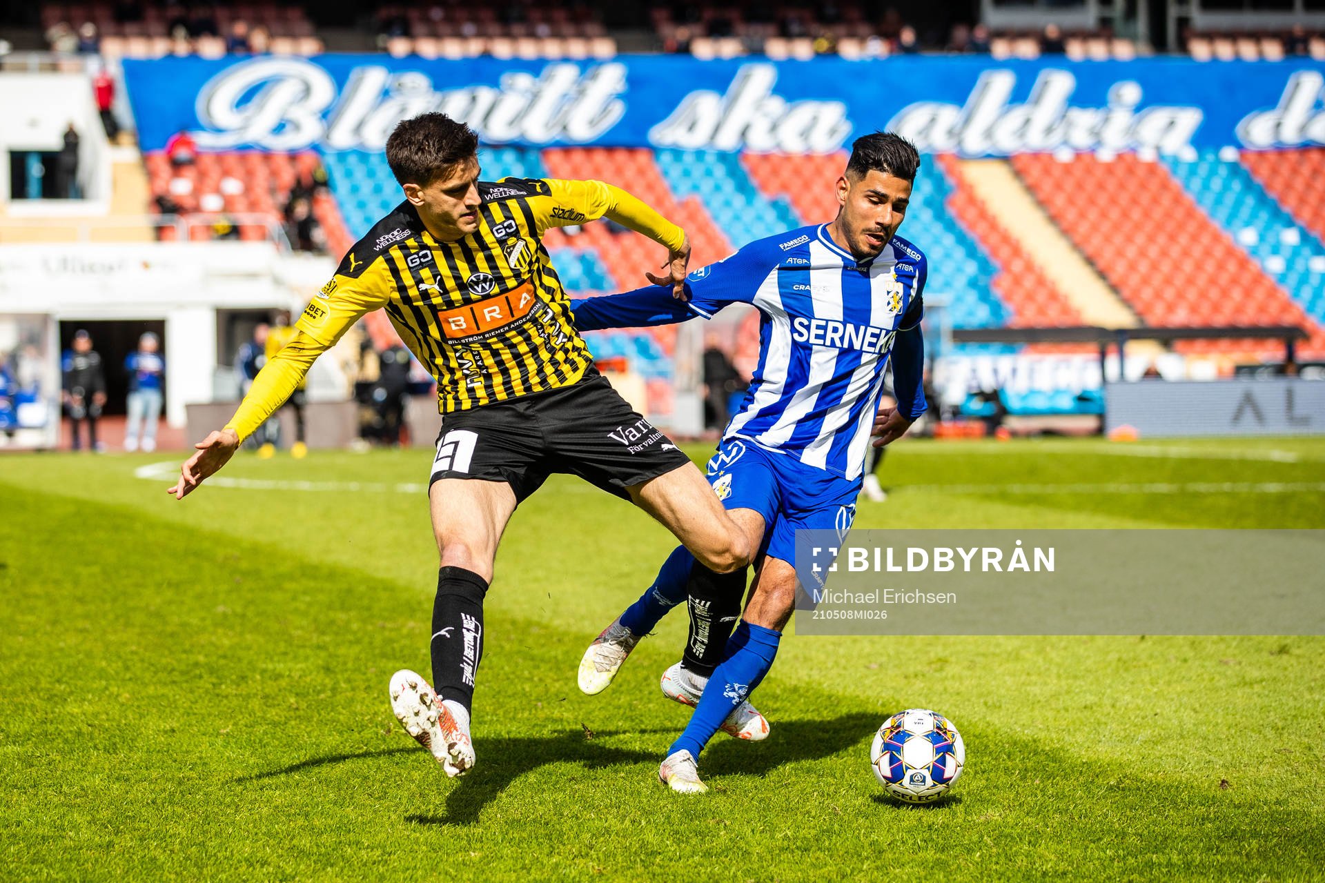 Häckens Alexander Jeremejeff  och IFK Göteborgs Hosam