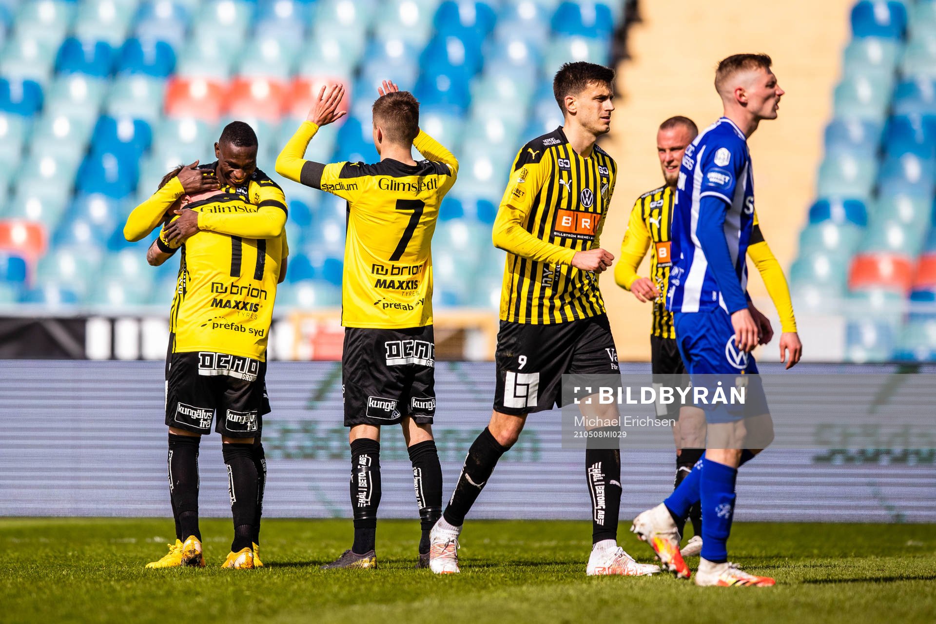 Häckens Godswill Ekpolo  jublar