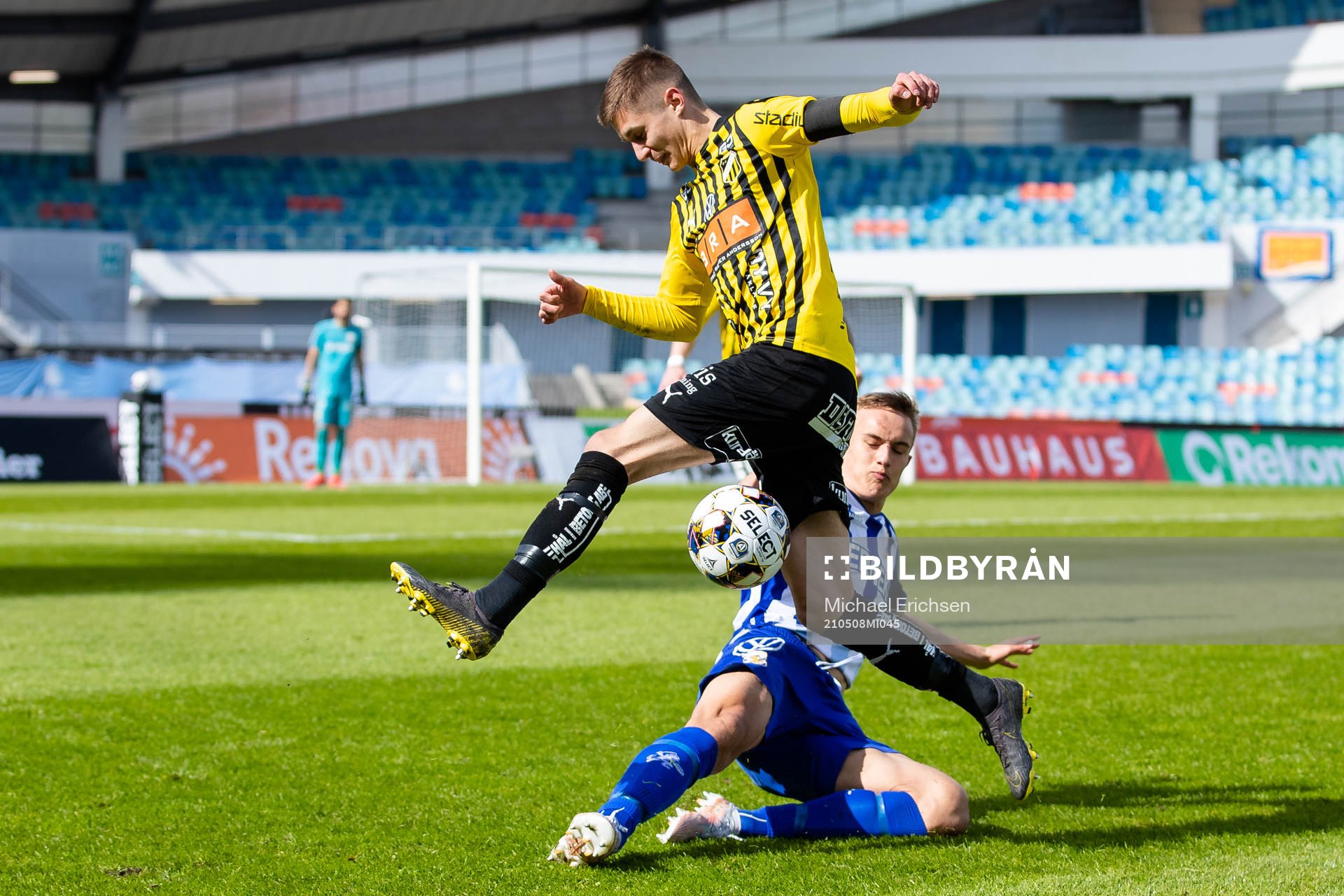 IFK Göteborgs Jesper Tolinsson och Häckens Leo Bengtsson