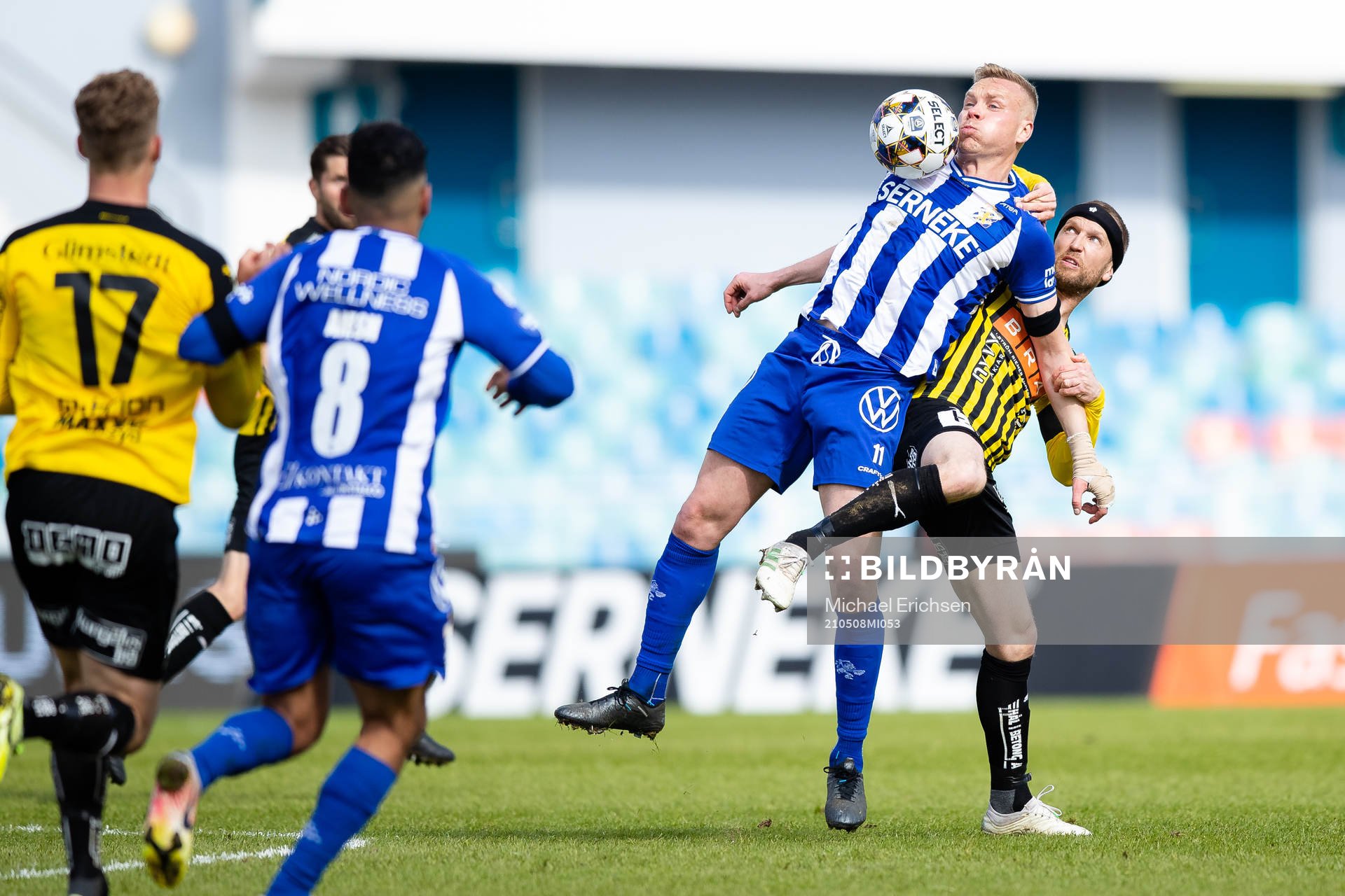 IFK Göteborgs Kolbeinn Sigthorsson och Häckens Rasmus