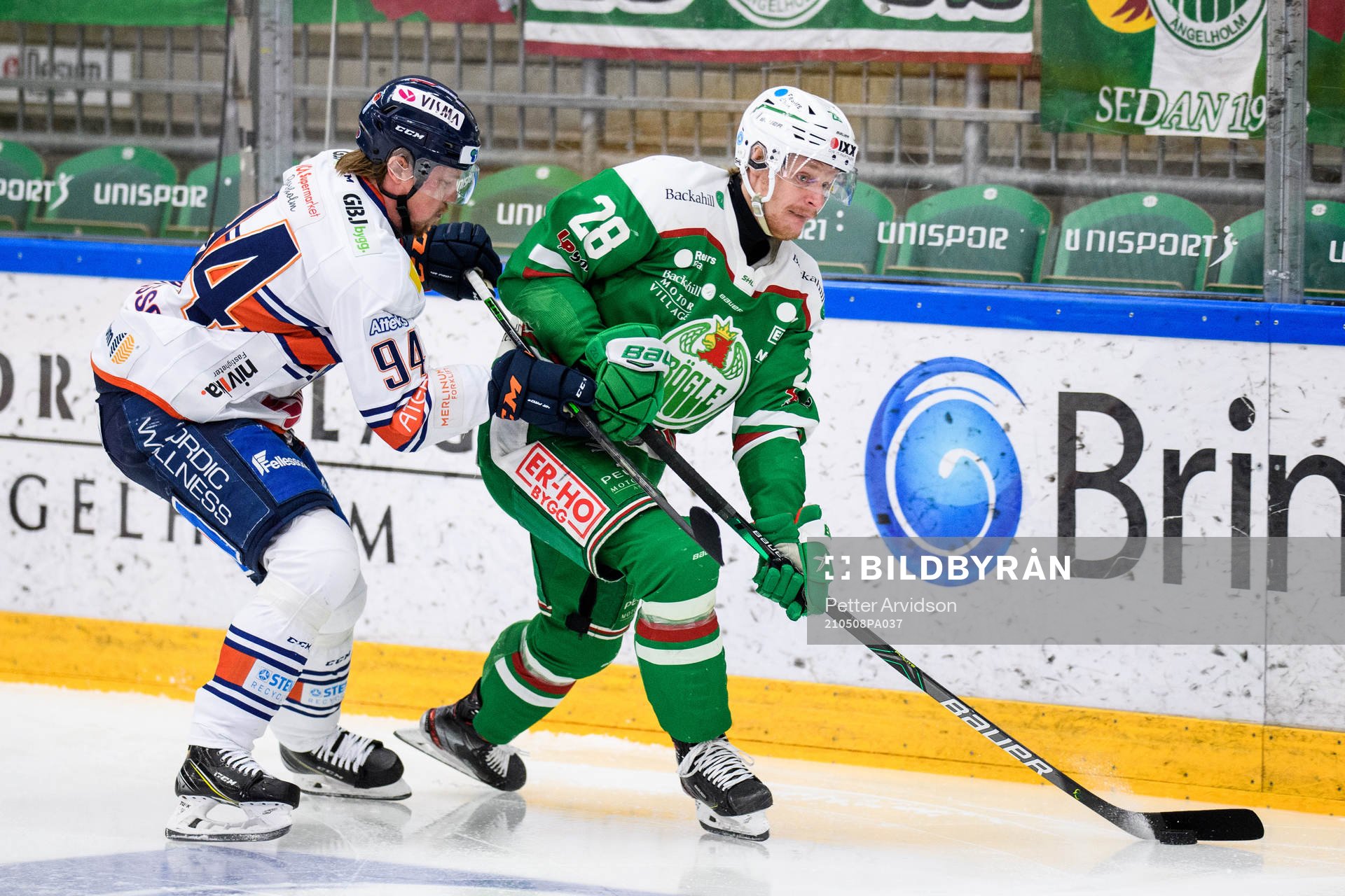 Växjös Joel Persson och Rögles Anton Bengtsson