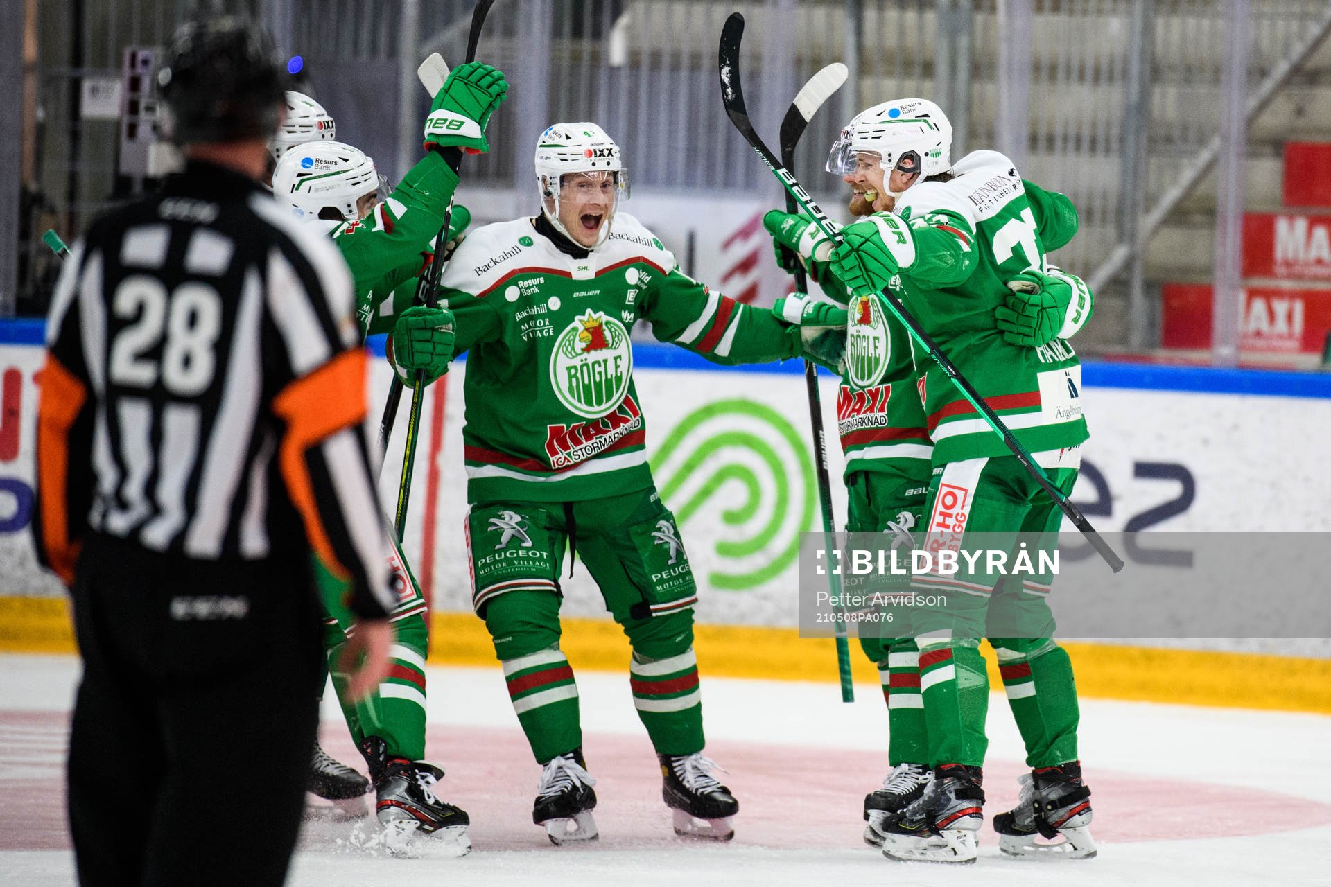 Rögles Olli Palola jublar