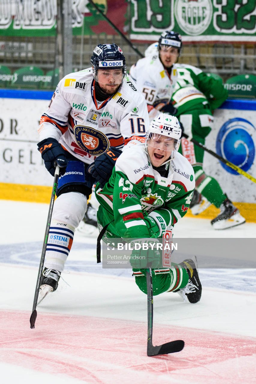 Växjös Brendan Gaunce  och Rögles Olli Palola
