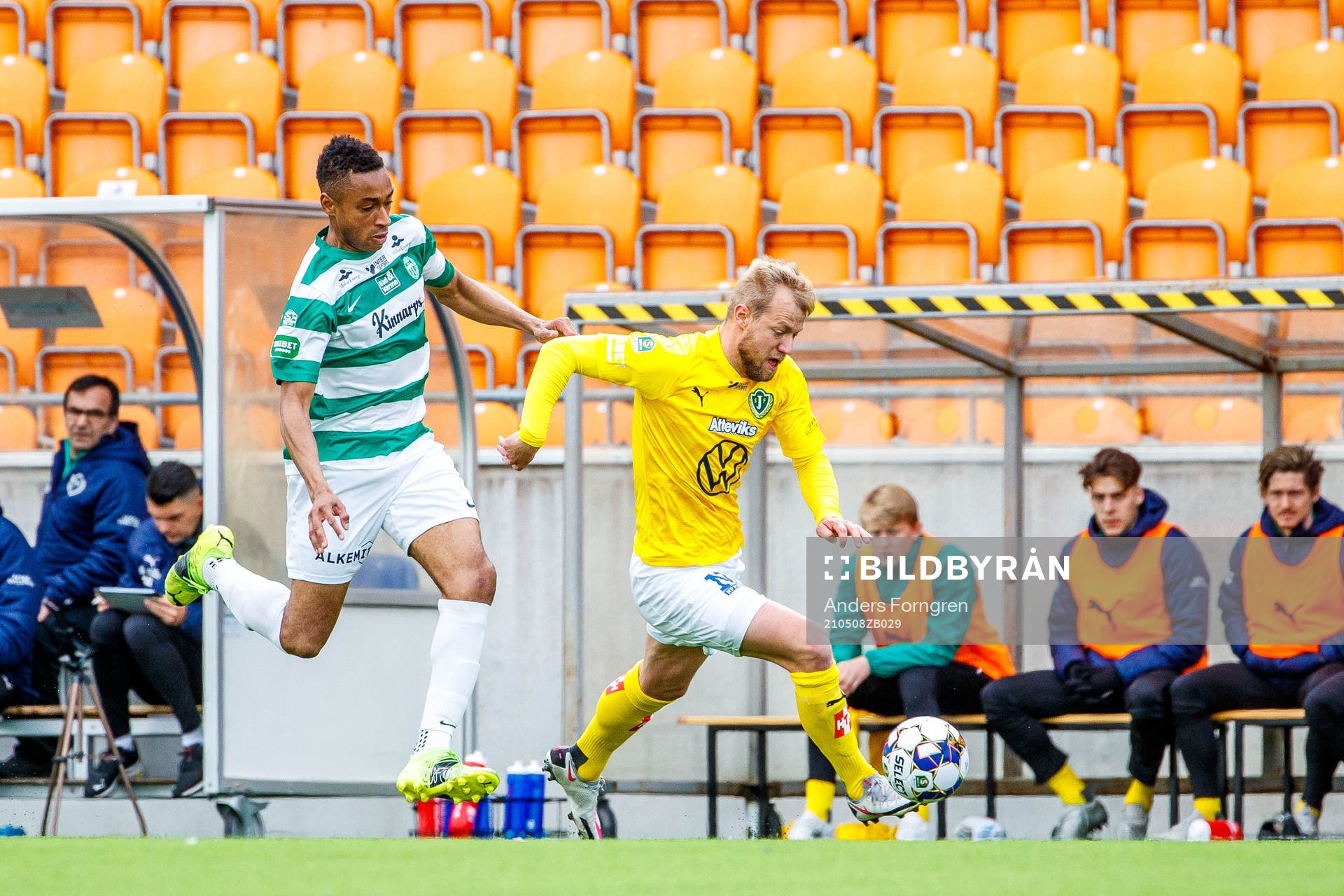Västerås Brian Span och Jönköpings Sebastian Crona