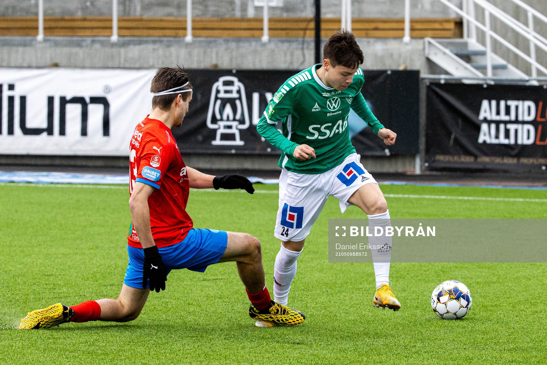 Helsingborgs Wilhelm Loeper och Brages Noa Williams