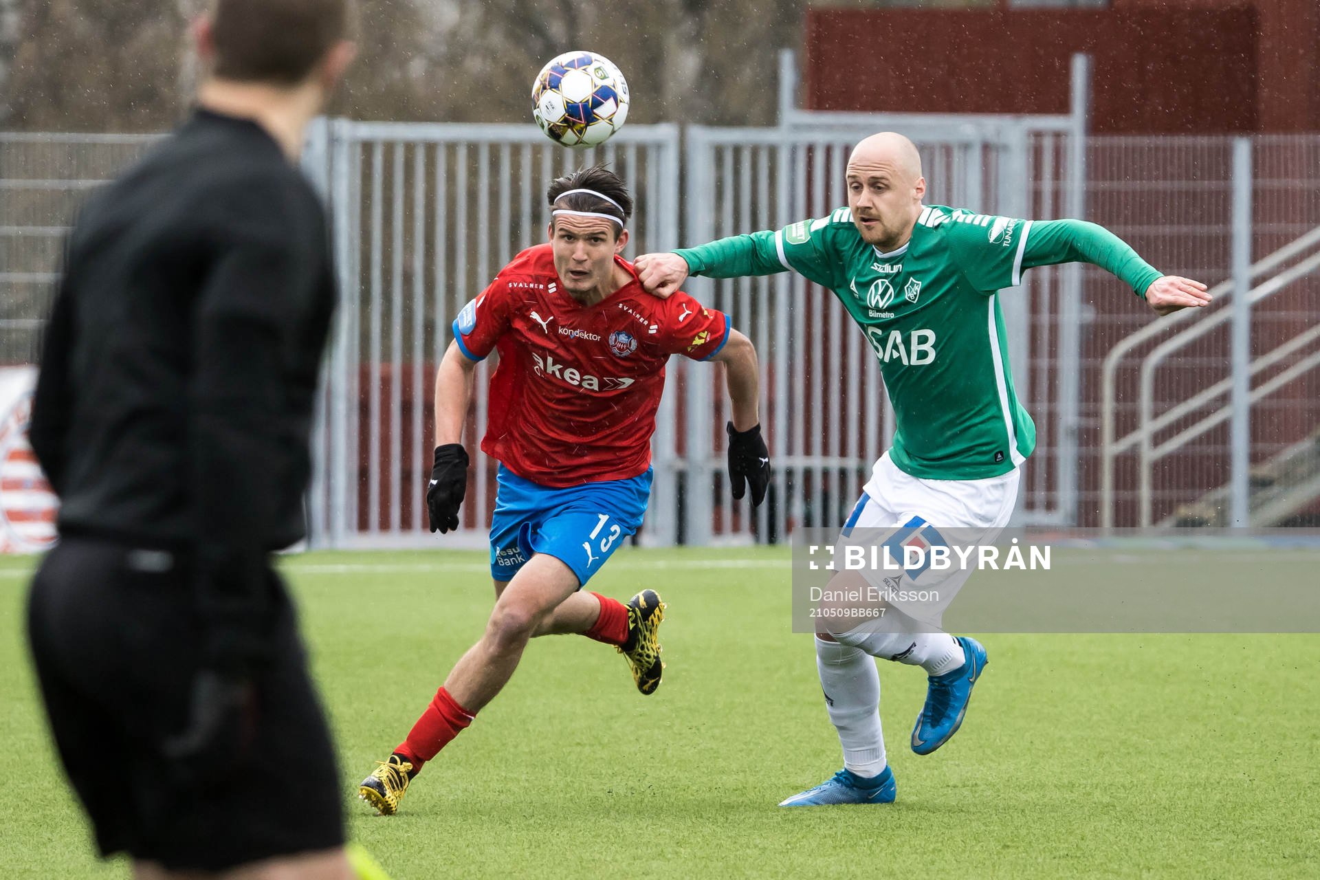 Helsingborgs Wilhelm Loeper och Brages Oscar Lundin