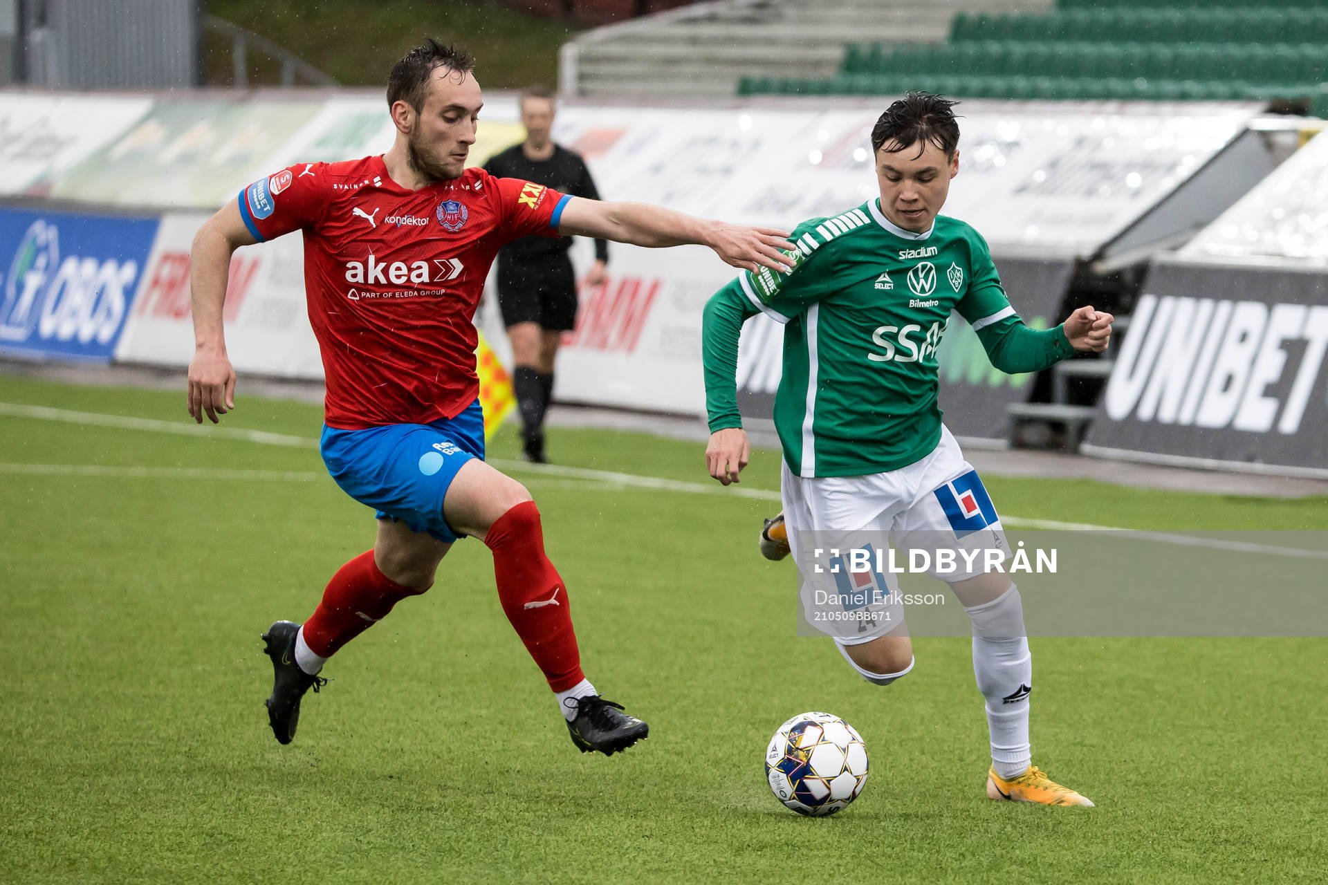 Helsingborgs Vladislav Kreida och Brages Noa Williams