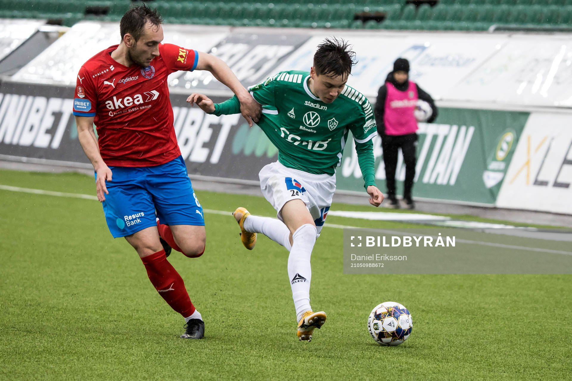 Helsingborgs Vladislav Kreida och Brages Noa Williams