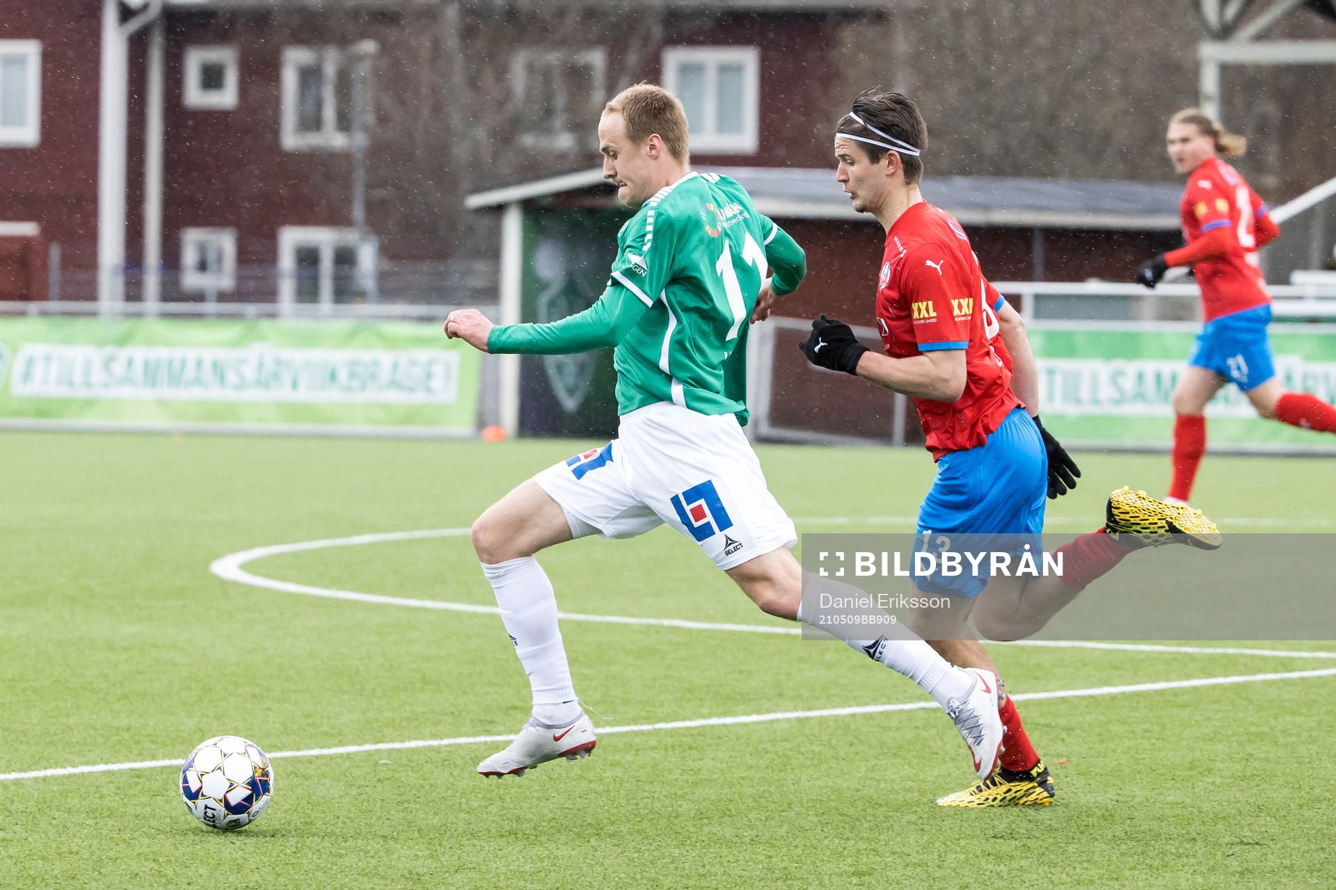 Brages Anton Lundin  och Helsingborgs Wilhelm Loeper