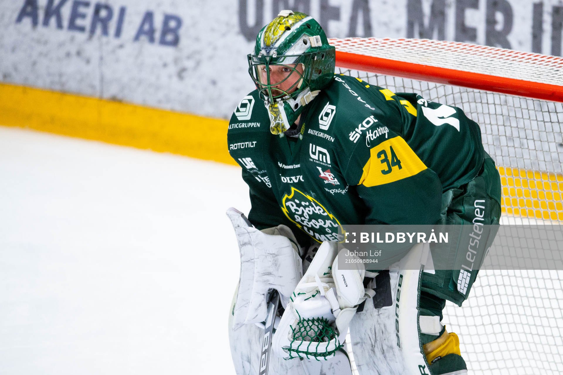 Björklövens målvakt Kevin Poulin