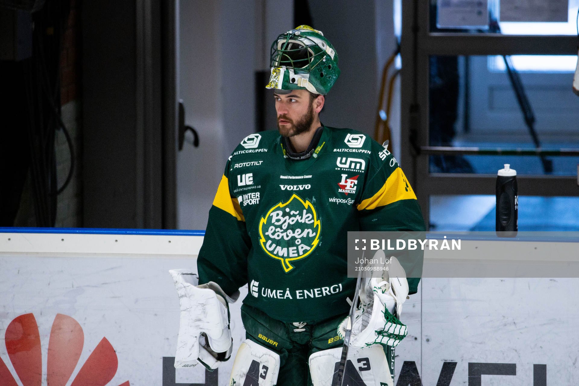 Björklövens målvakt Kevin Poulin