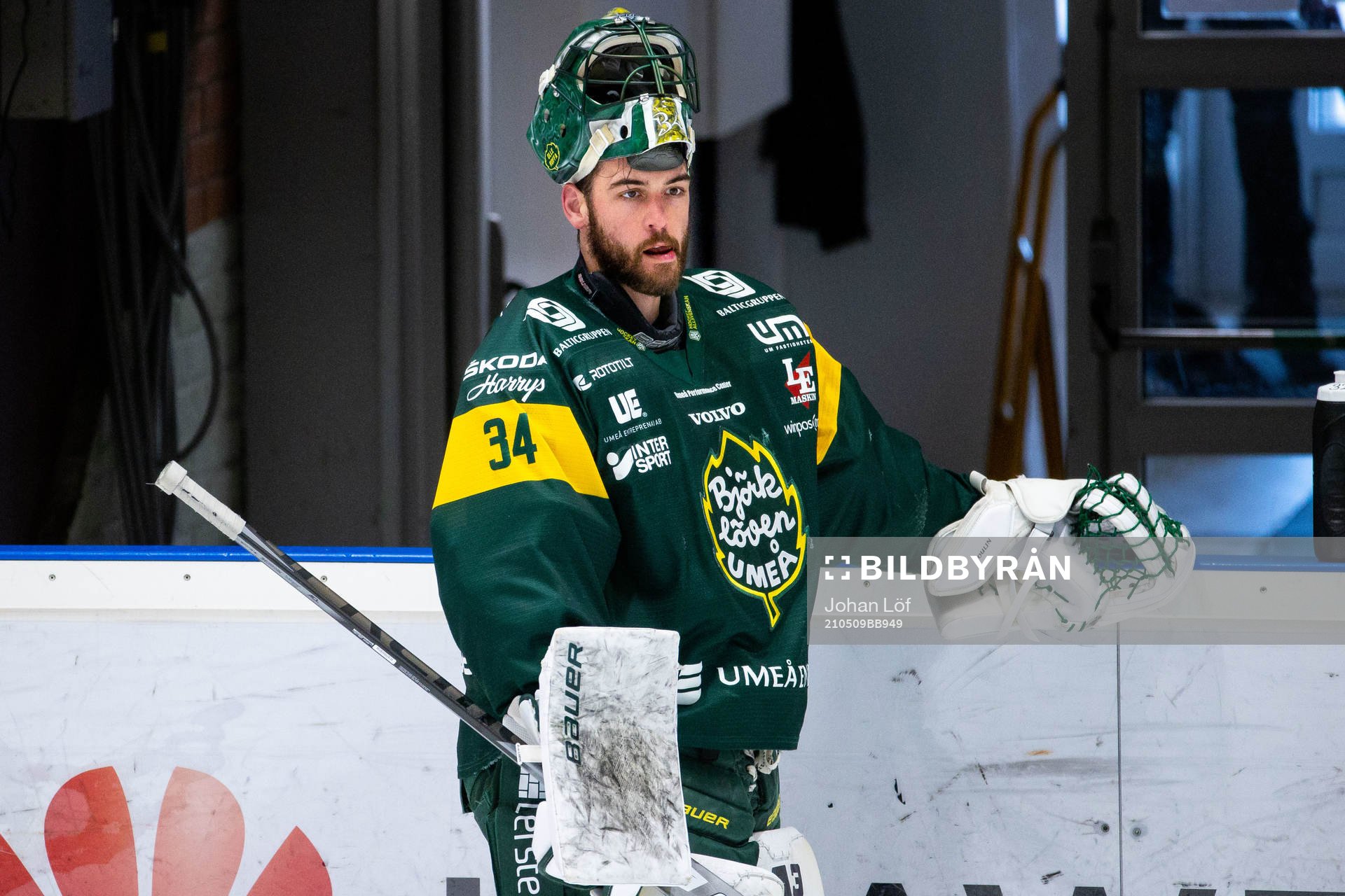 Björklövens målvakt Kevin Poulin