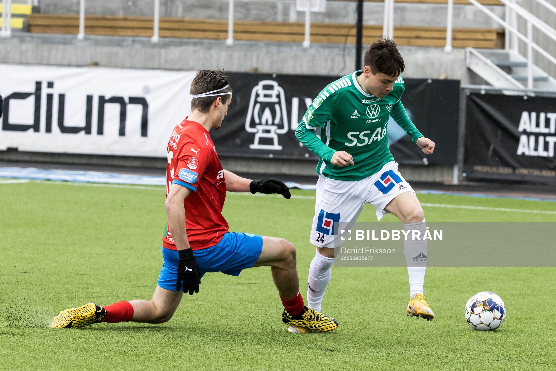 Helsingborgs Wilhelm Loeper och Brages Noa Williams