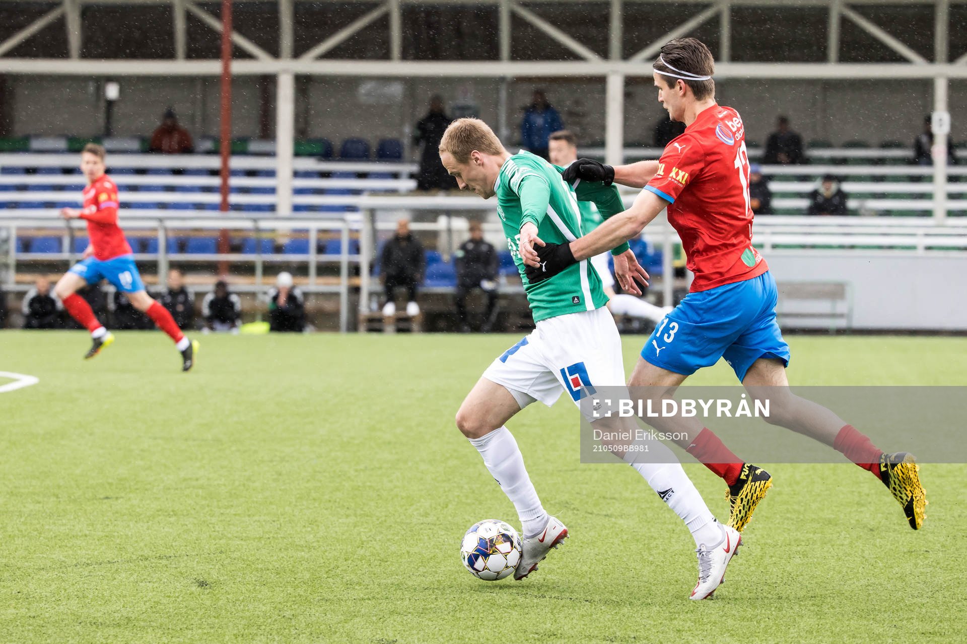 Brages Anton Lundin  och Helsingborgs Wilhelm Loeper