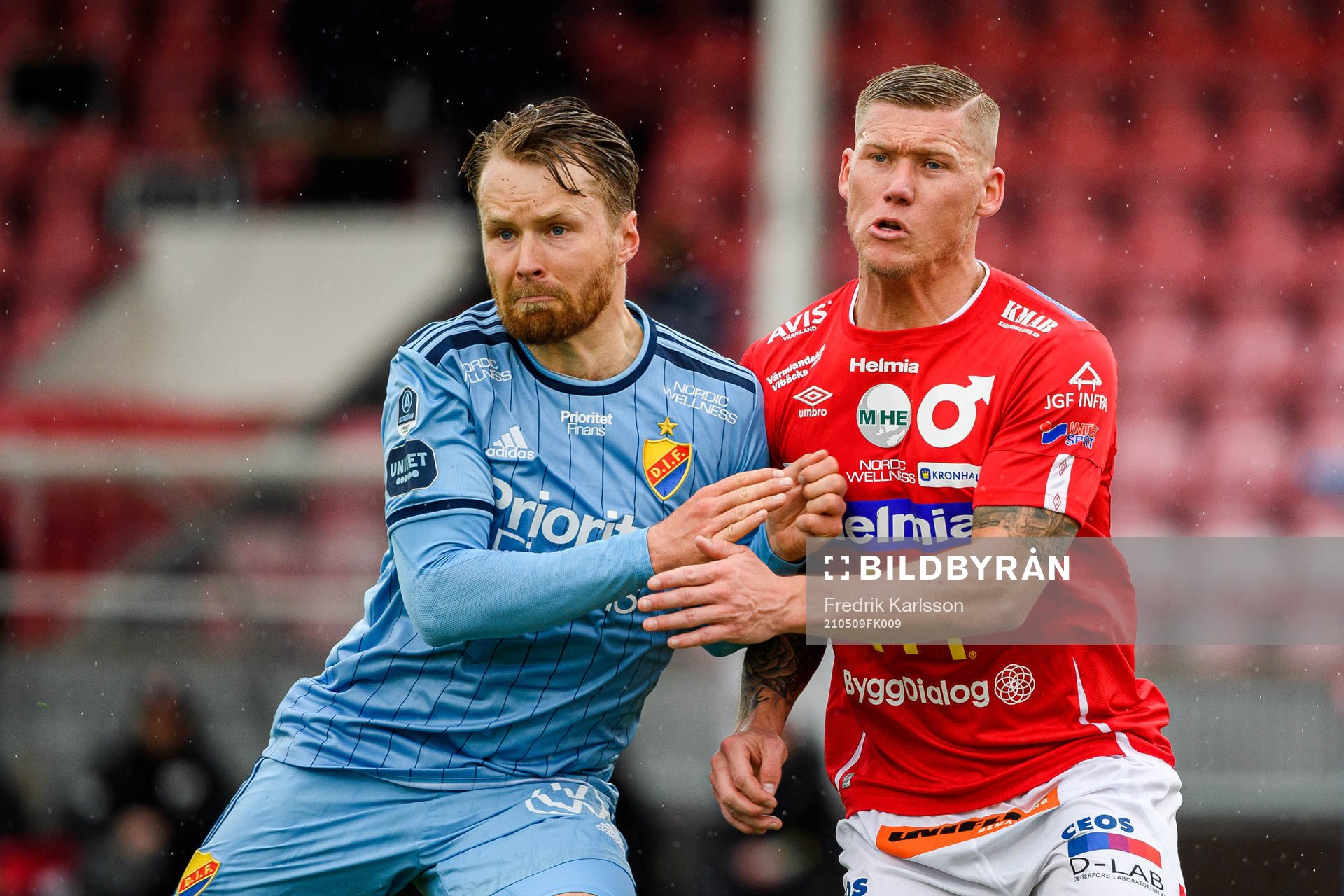Djurgårdens Jacob Une Larsson och Degerfors Victor