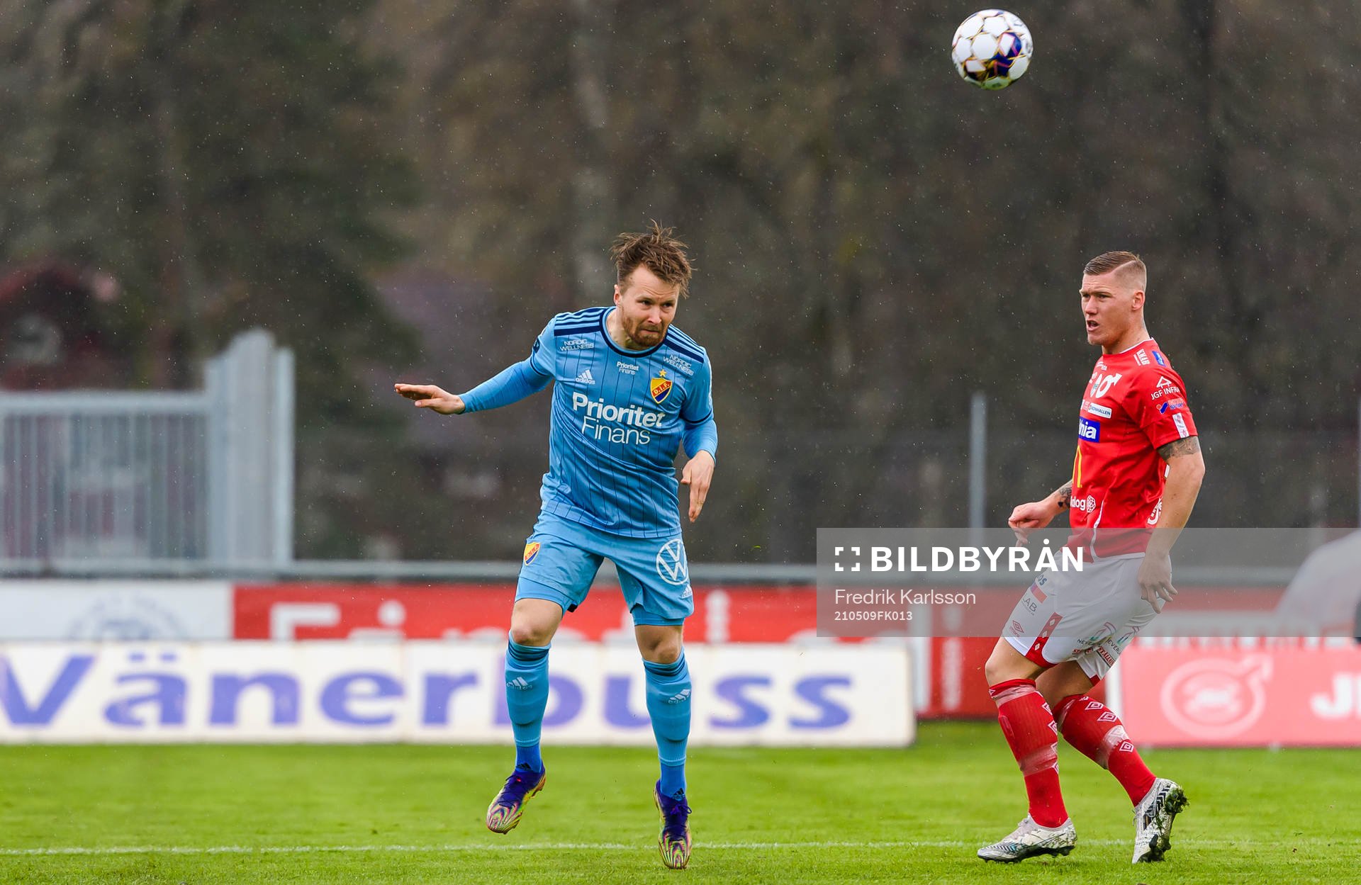 Djurgårdens Jacob Une Larsson och Degerfors Victor