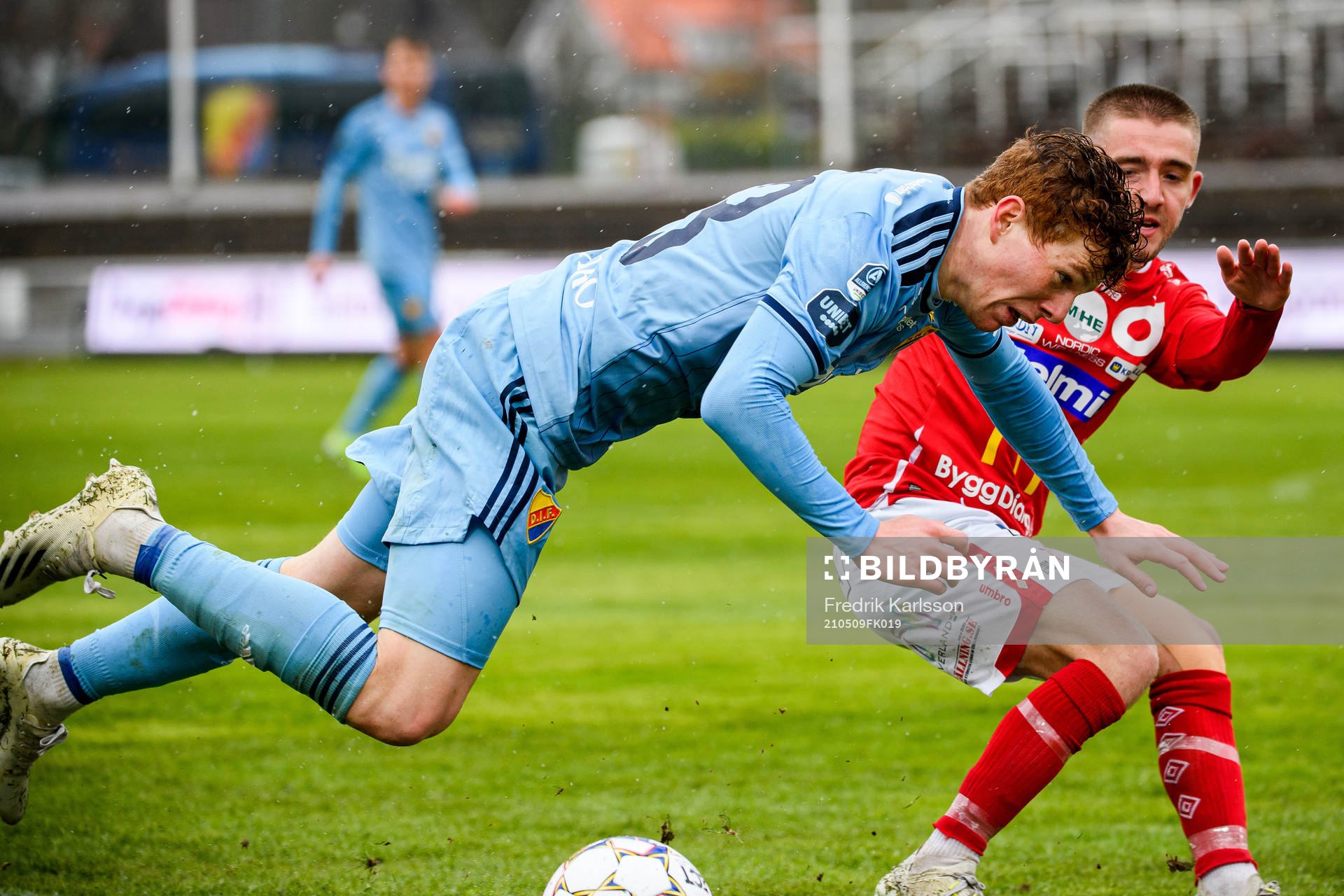 Djurgårdens Aslak Witry och Degerfors Anton Kralj