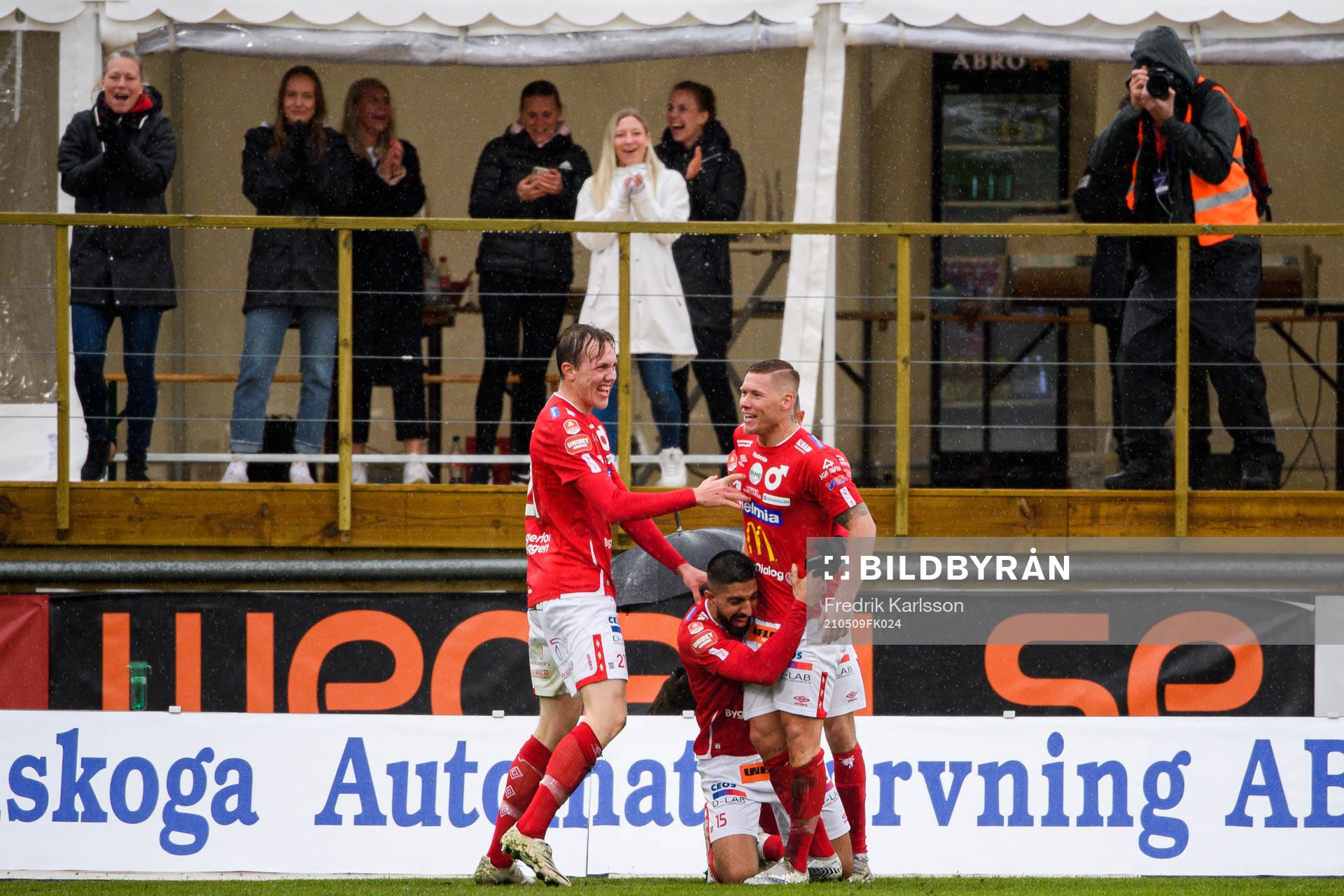 Degerfors Victor Edvardsen jublar