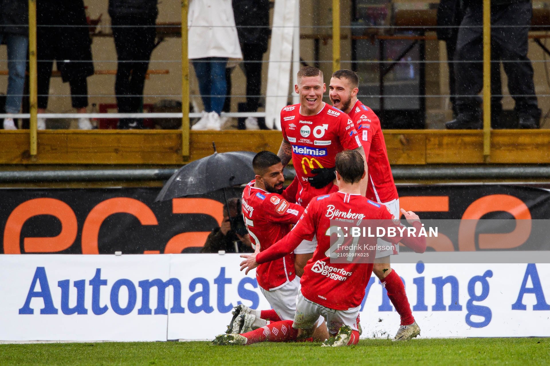 Degerfors Victor Edvardsen jublar