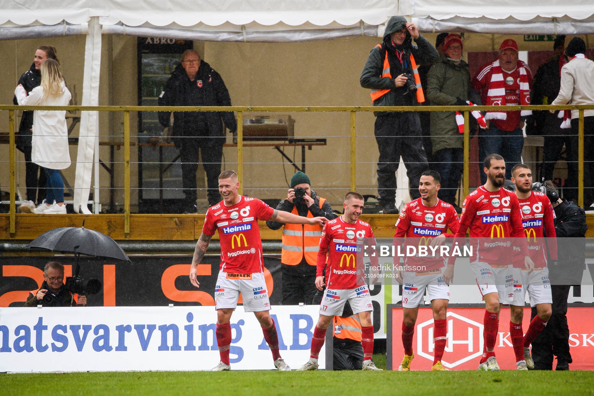 Degerfors Victor Edvardsen jublar