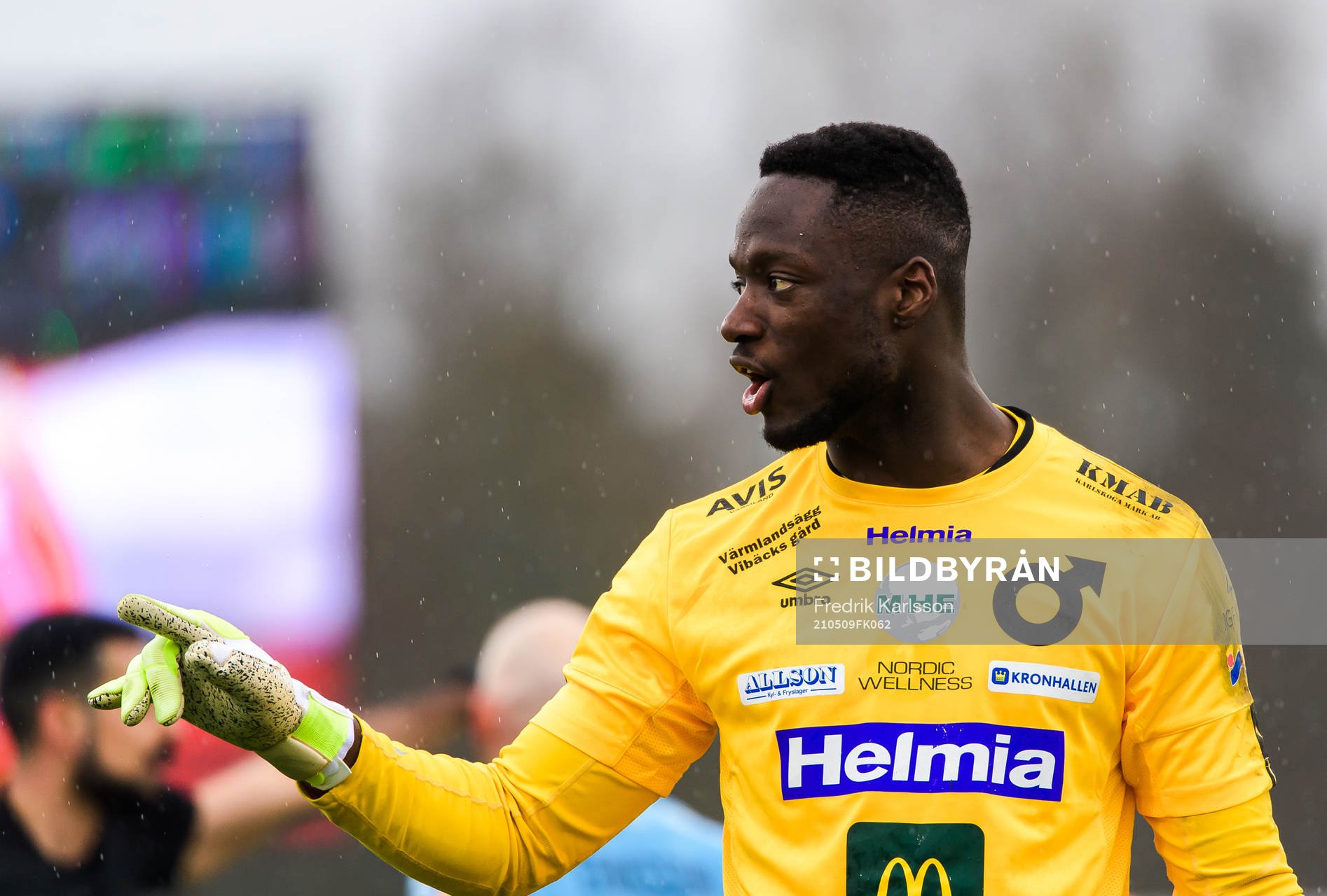 Degerfors målvakt Ismael Diawara