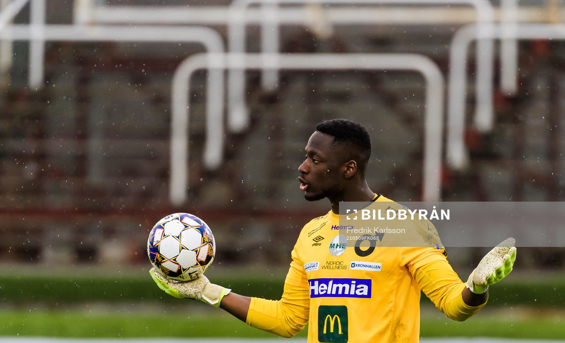 Degerfors målvakt Ismael Diawara