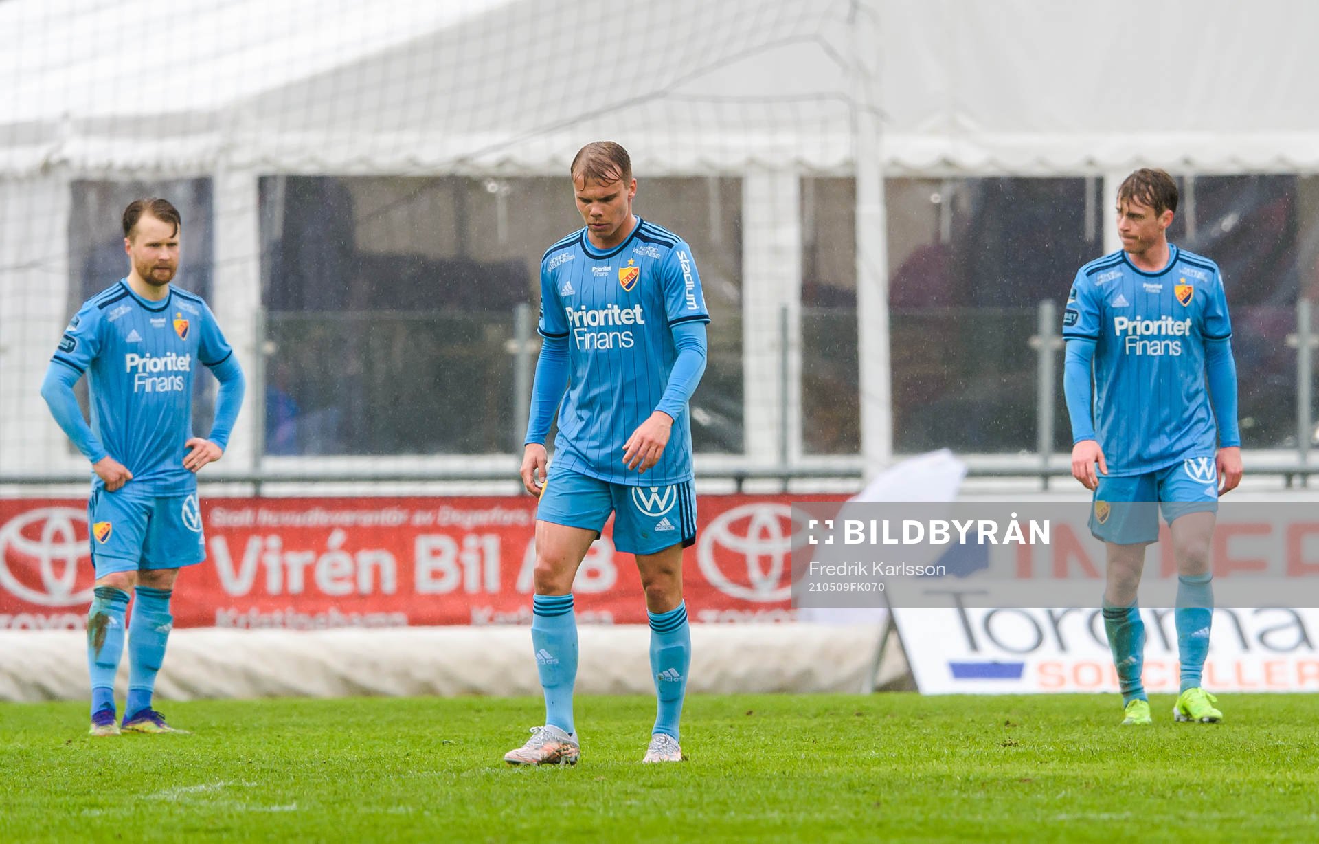 Djurgårdens spelare deppar