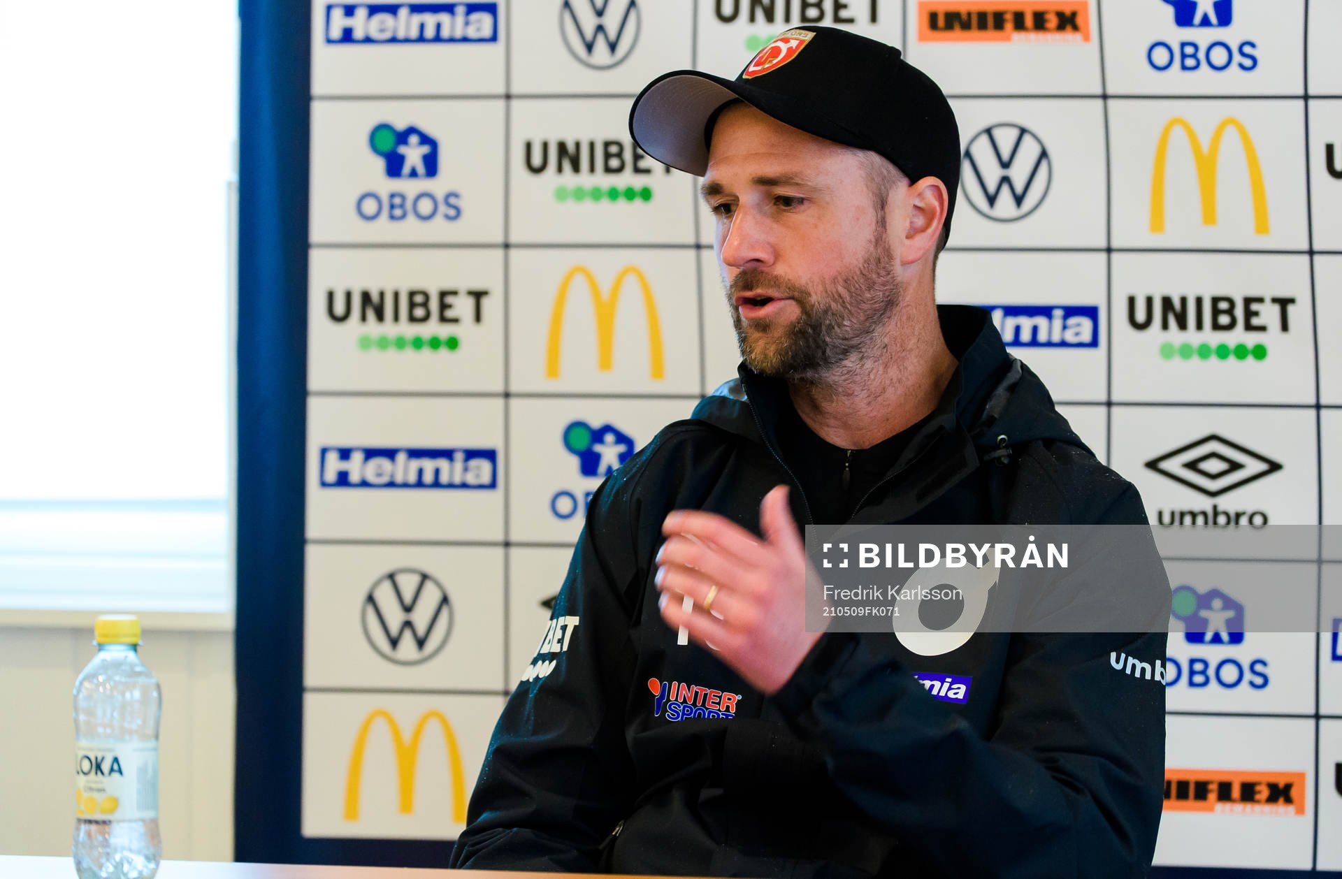 Degerfors tränare Tobias Solberg