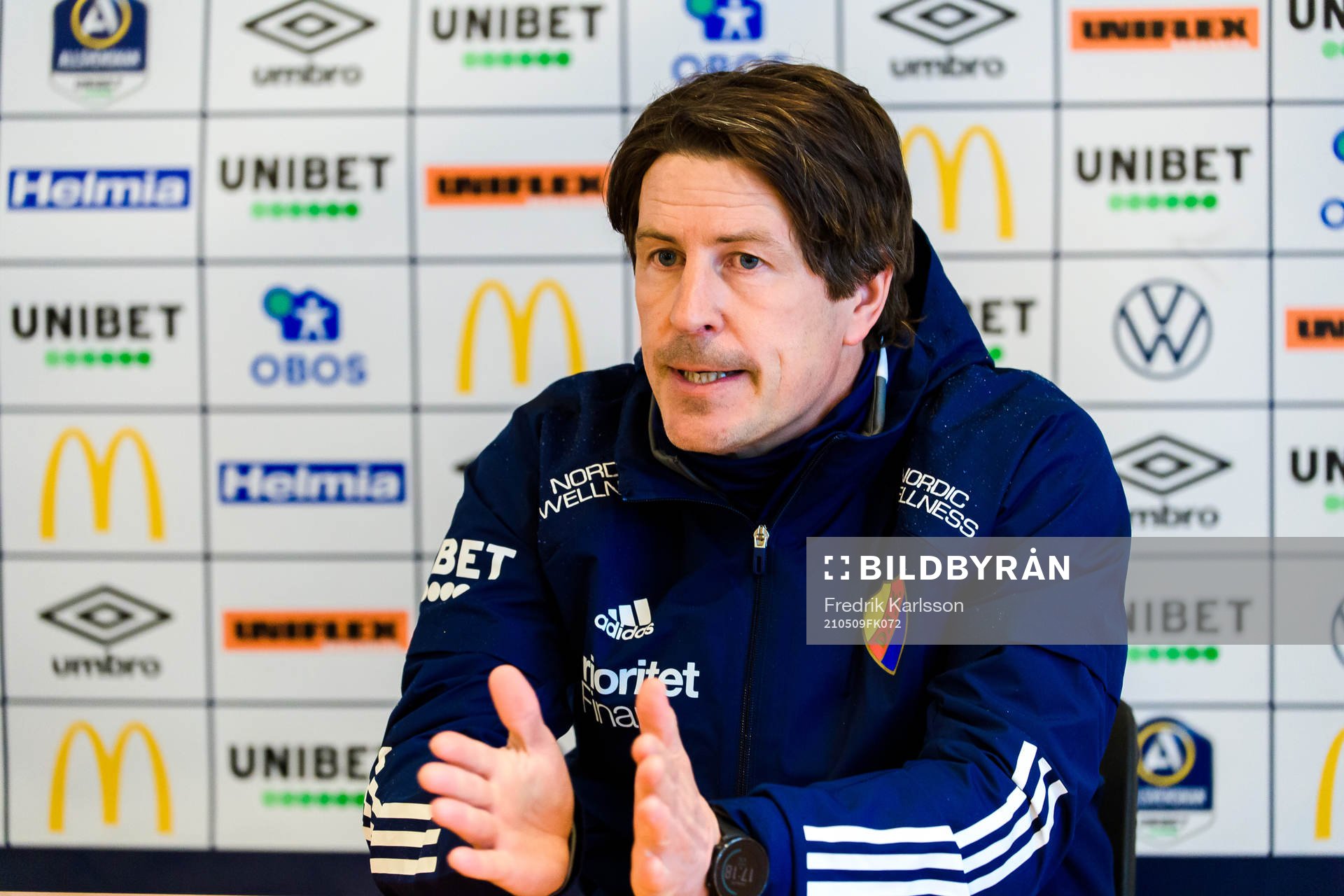 Djurgårdens tränare Thomas Lagerlöf