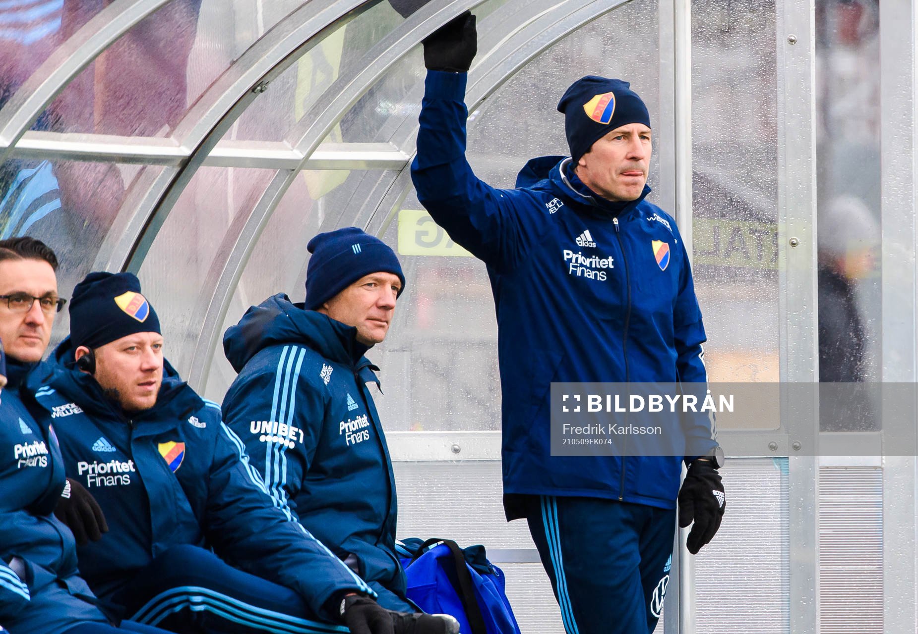 Djurgårdens tränare Kim Bergstrand och tränare Thomas