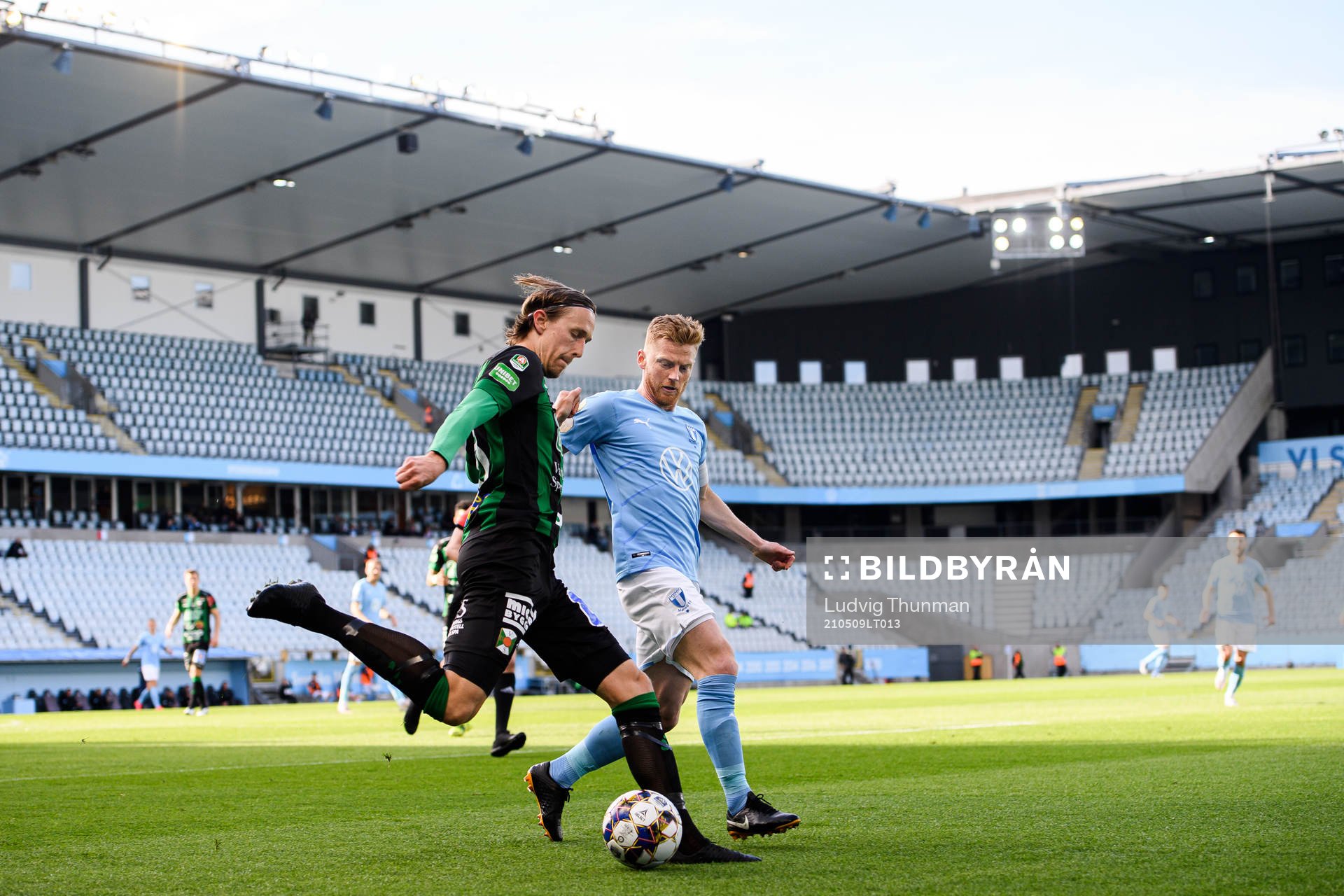 Malmö FFs Anders Christiansen och Varbergs Joakim Lindner