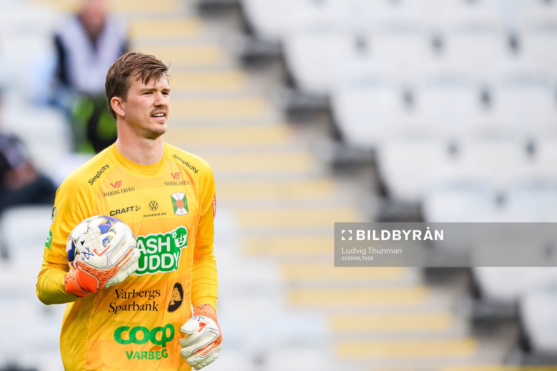 Varbergs målvakt August Strömberg