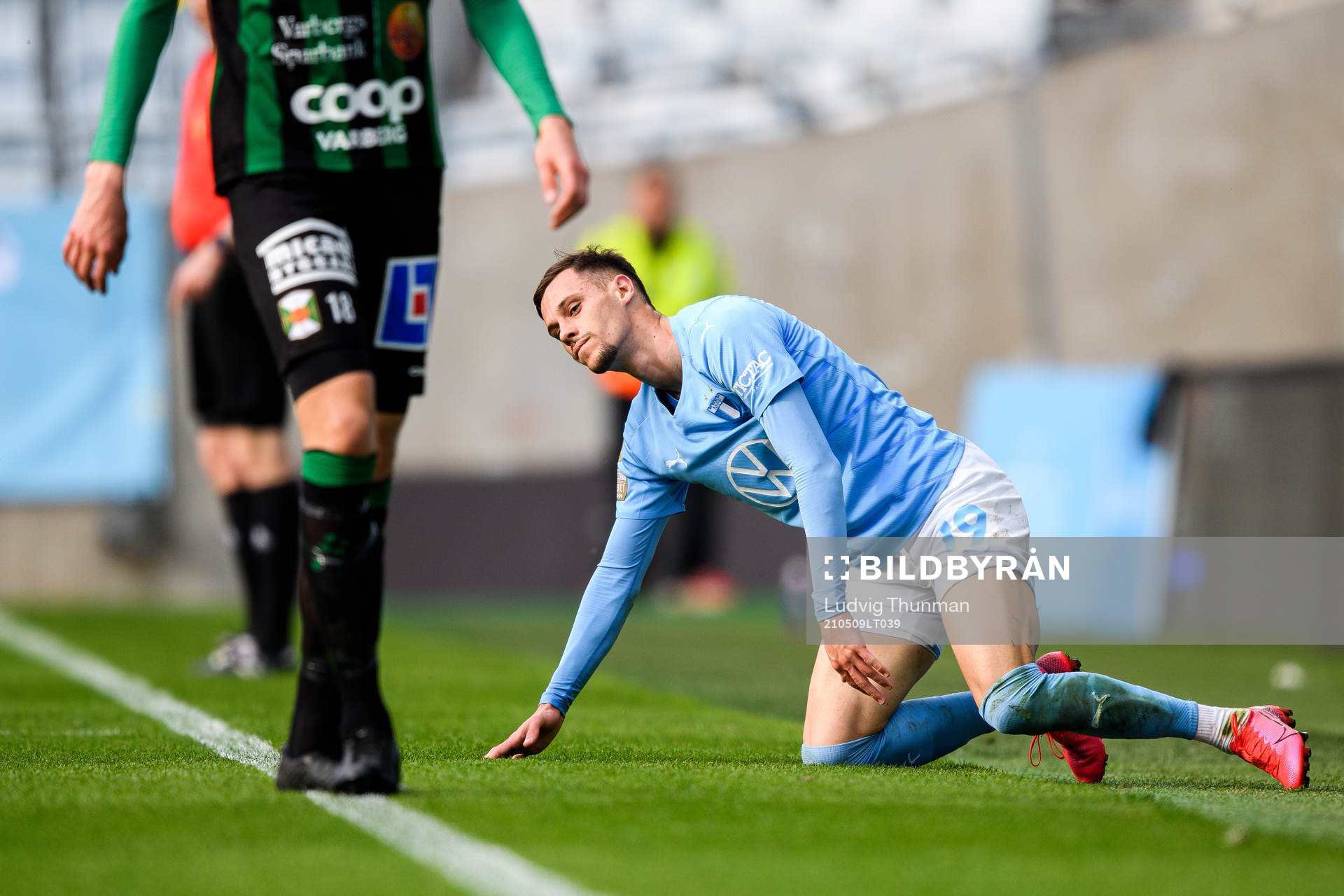 Malmö FFs Veljko Birmancevic deppar