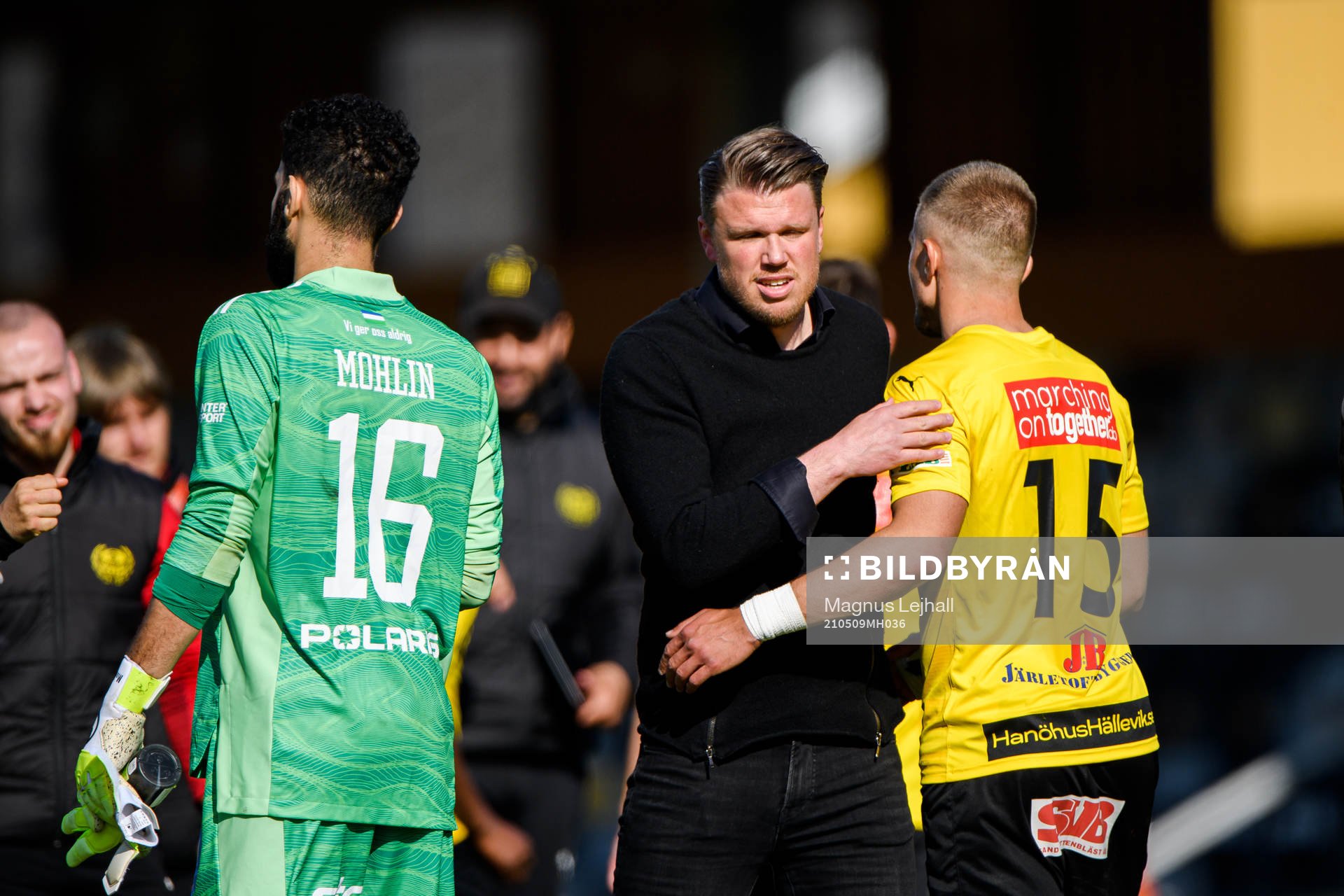 Mjällbys tränare Christian Järdler och Ivan Kricak