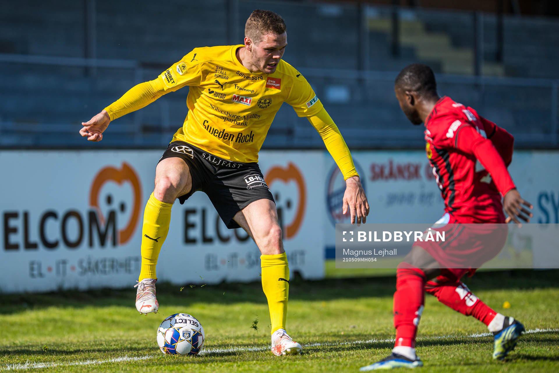 Mjällbys Jacob Bergström och Östersunds Frank Arhin