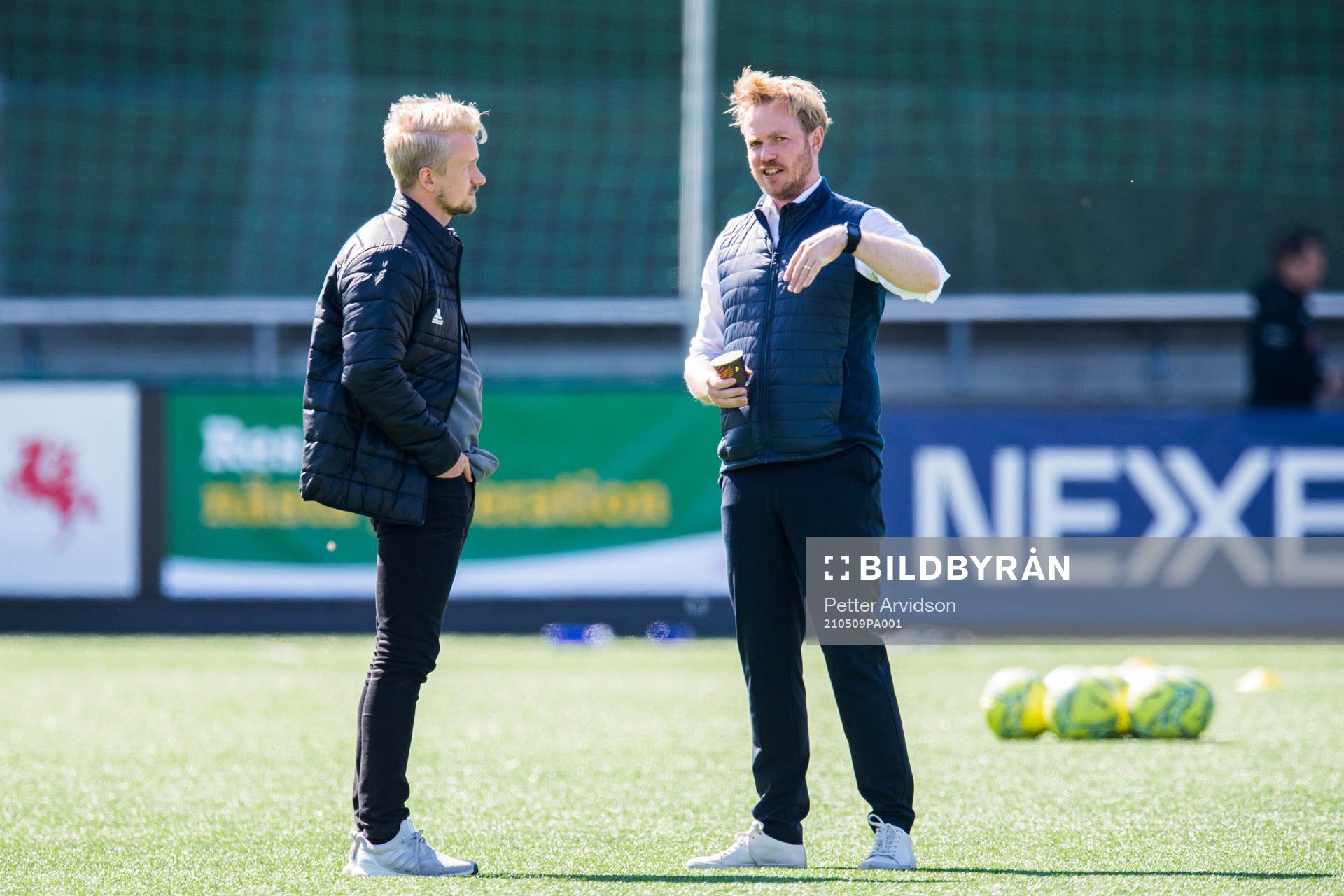 Djurgårdens tränare Pierre Fondin och Rosengårds
