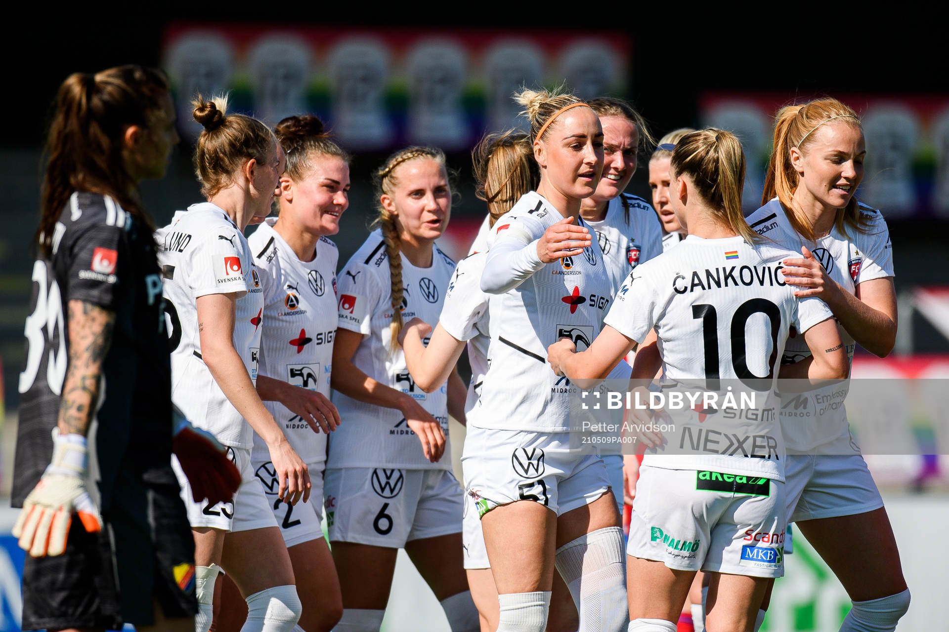 Rosengårds Sanne Troelsgaard jublar