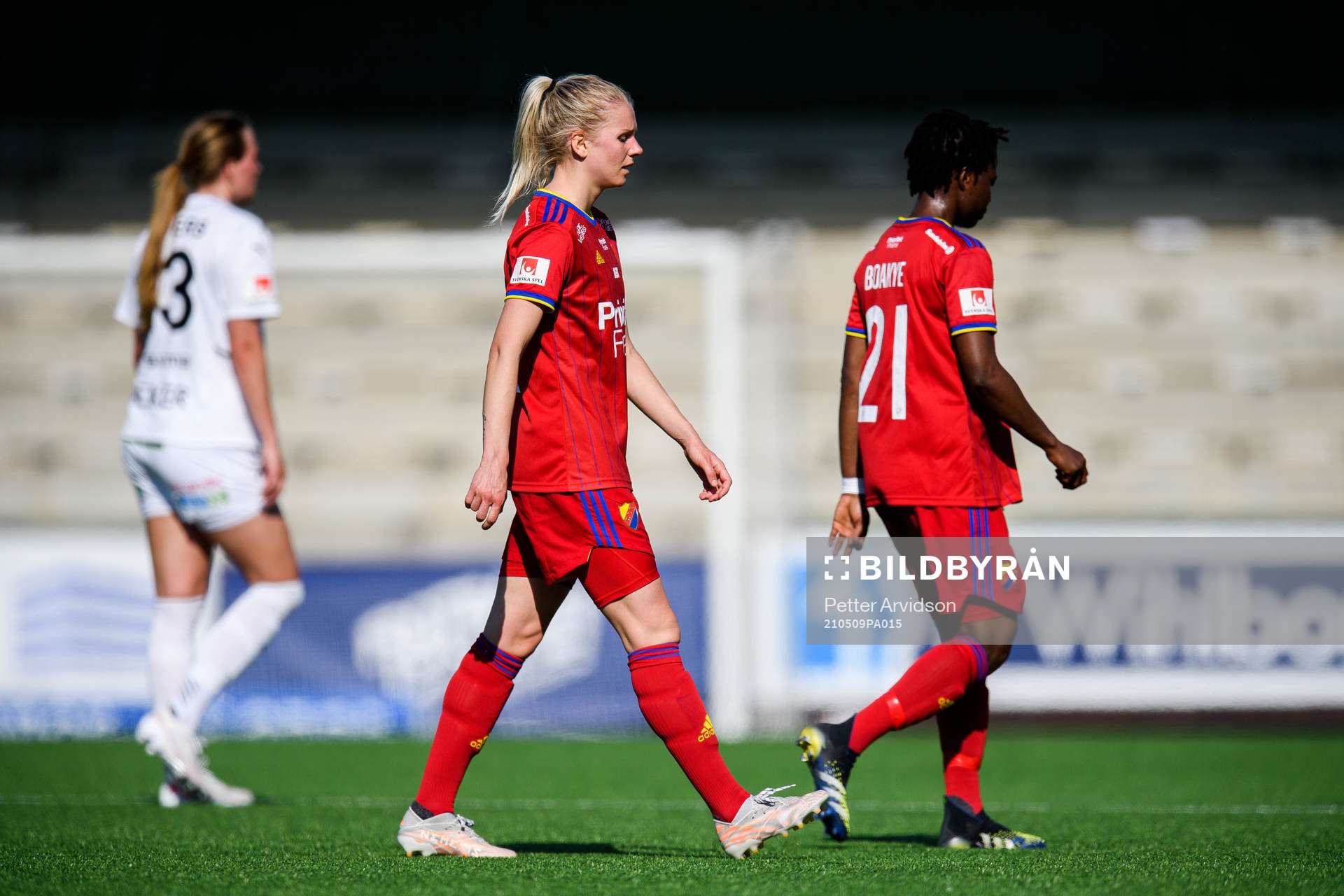 Djurgårdens Daniela Zamora deppar