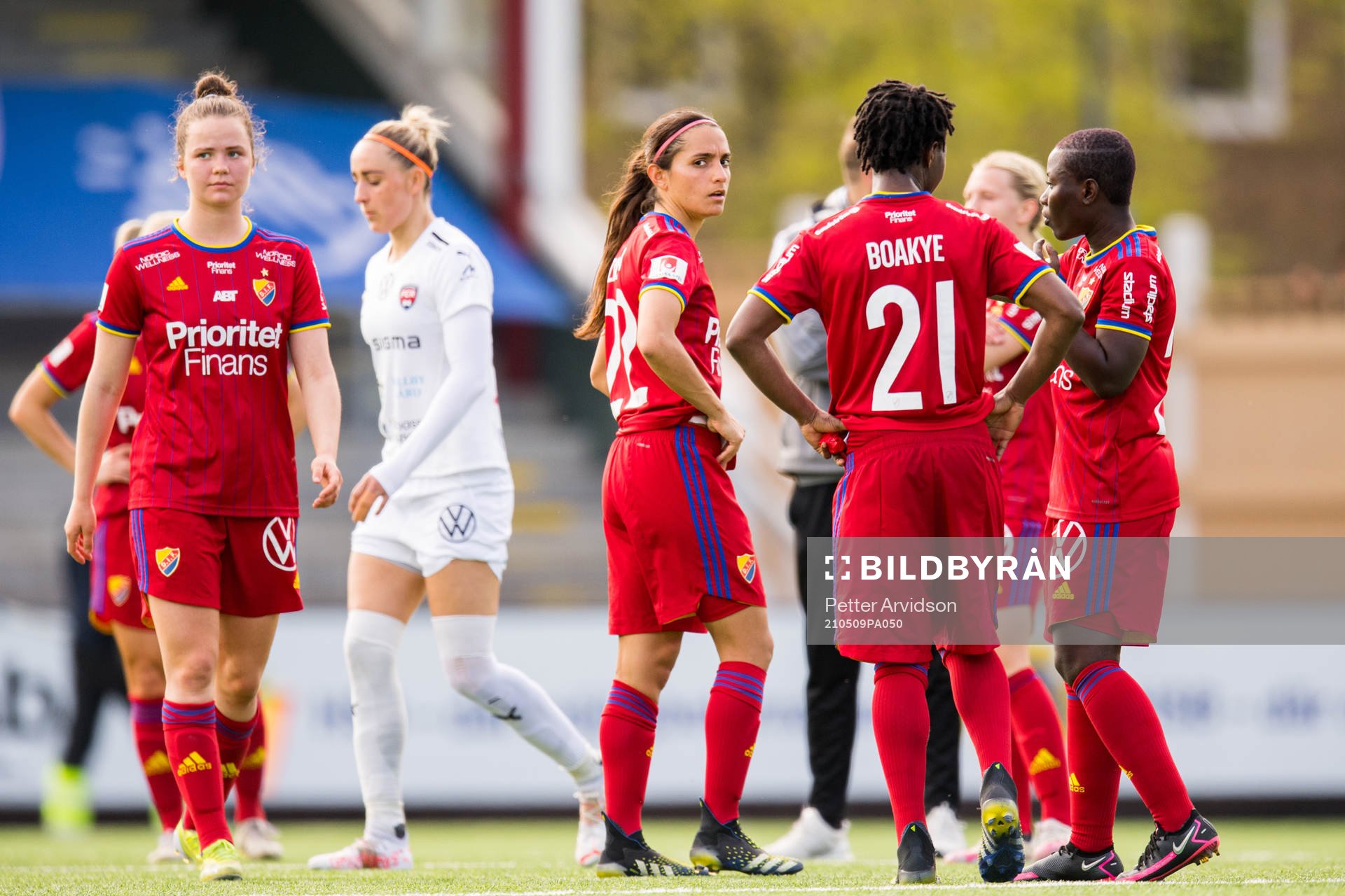 Djurgårdens Daniela Zamora deppar
