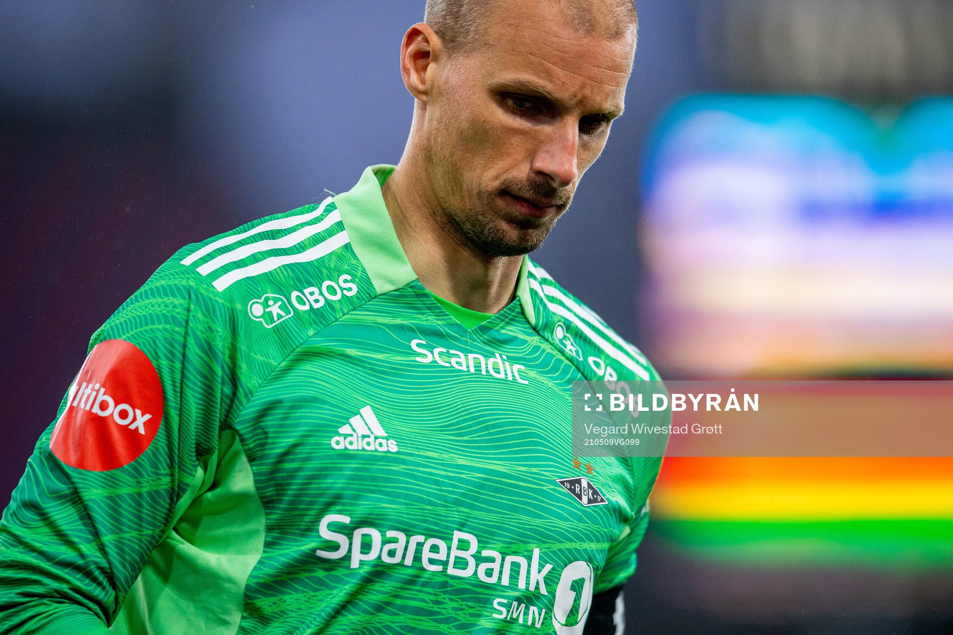 Goalkeeper André Hansen of Rosenborg