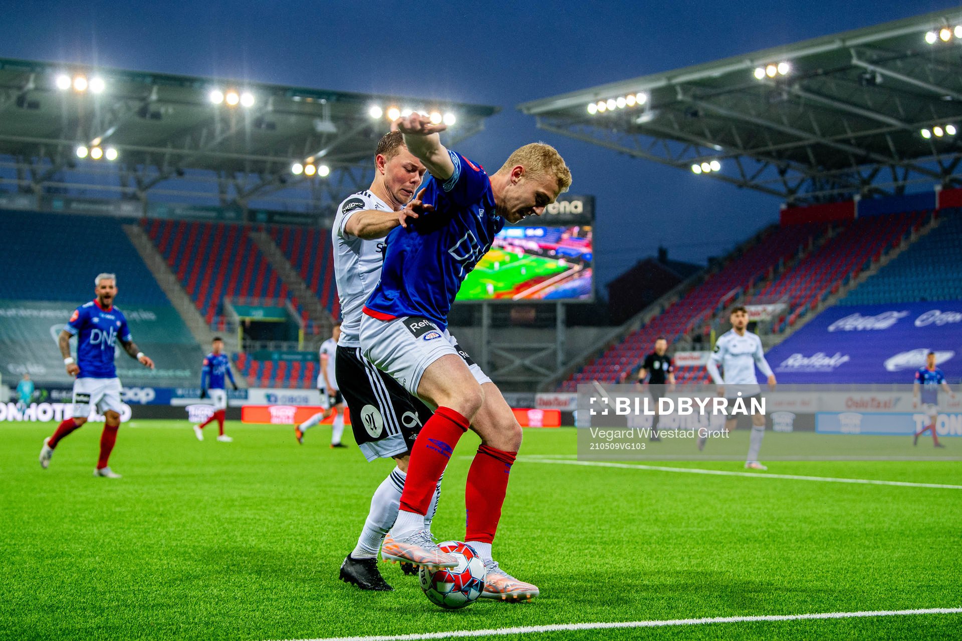 Adam Andersson of Rosenborg and Henrik Bjørdal of