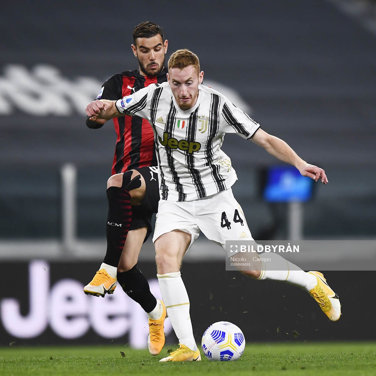 Dejan Kulusevski of Juventus  during the Serie A match between Juventus and Milan on May 9, 2021 in Turin.