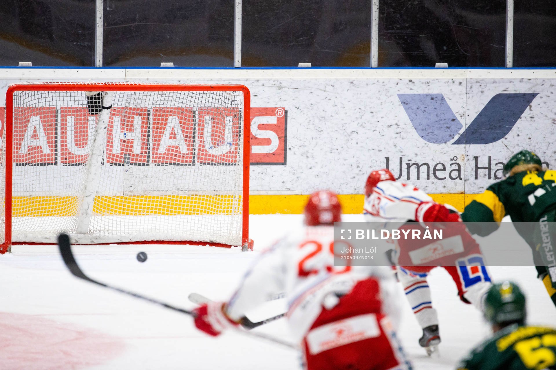 Björklövens kasse utan målvakt