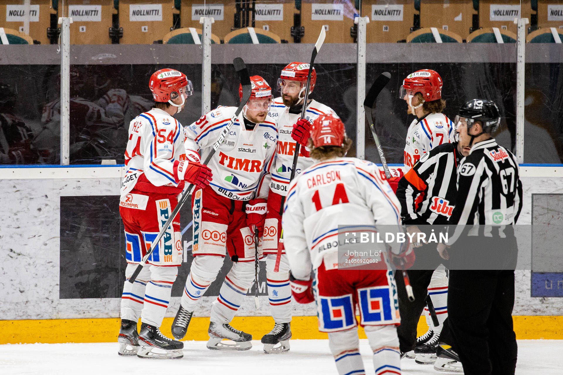 Timrås Jens Lööke jublar