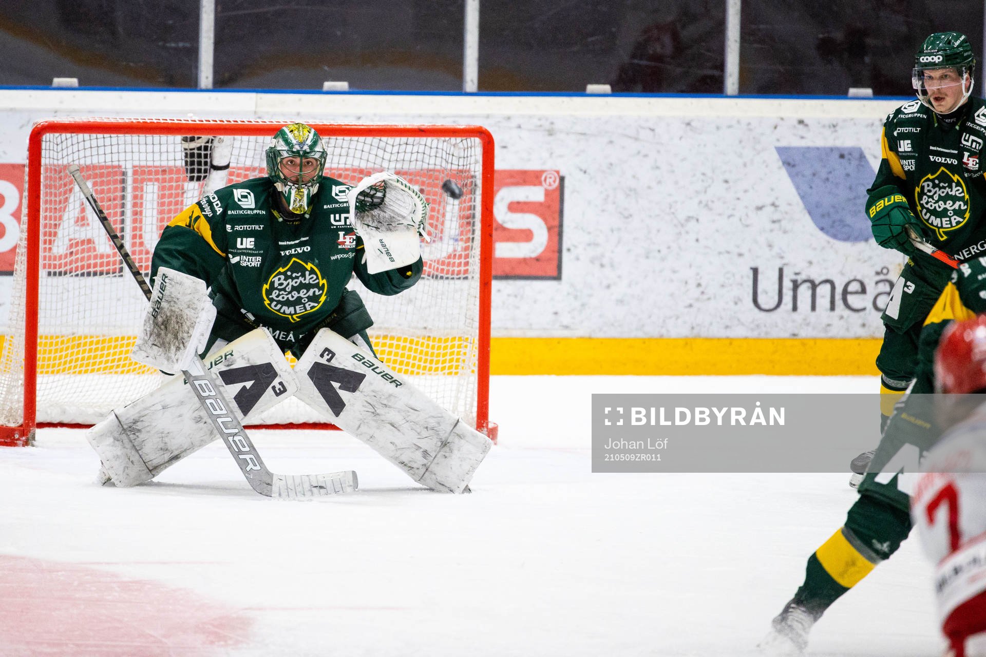 Björklövens målvakt Kevin Poulin